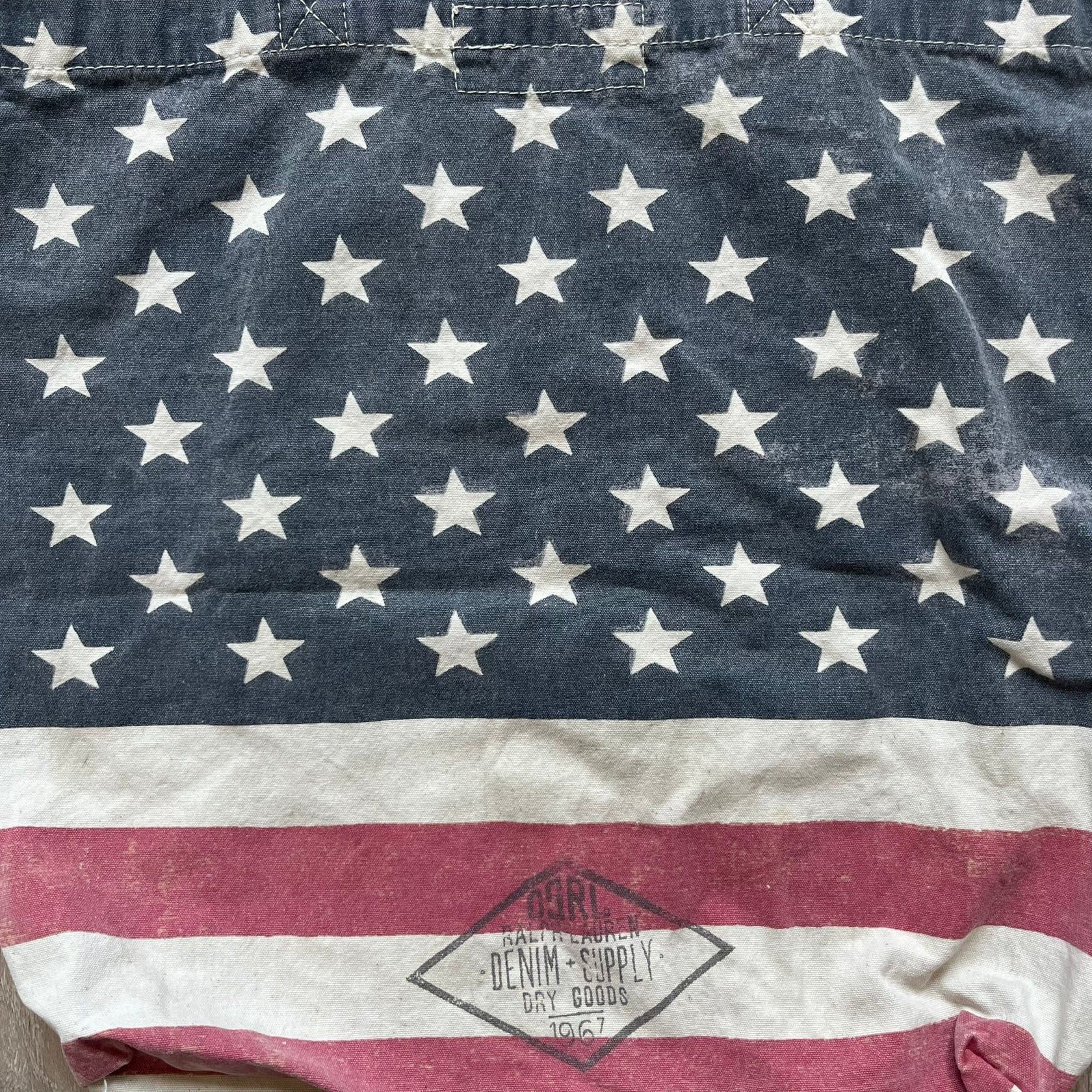 Denim & Supply Ralph Lauren Ralph Lauren Denim & Supply USA Flag Tote bag Size ONE SIZE - 4 Thumbnail