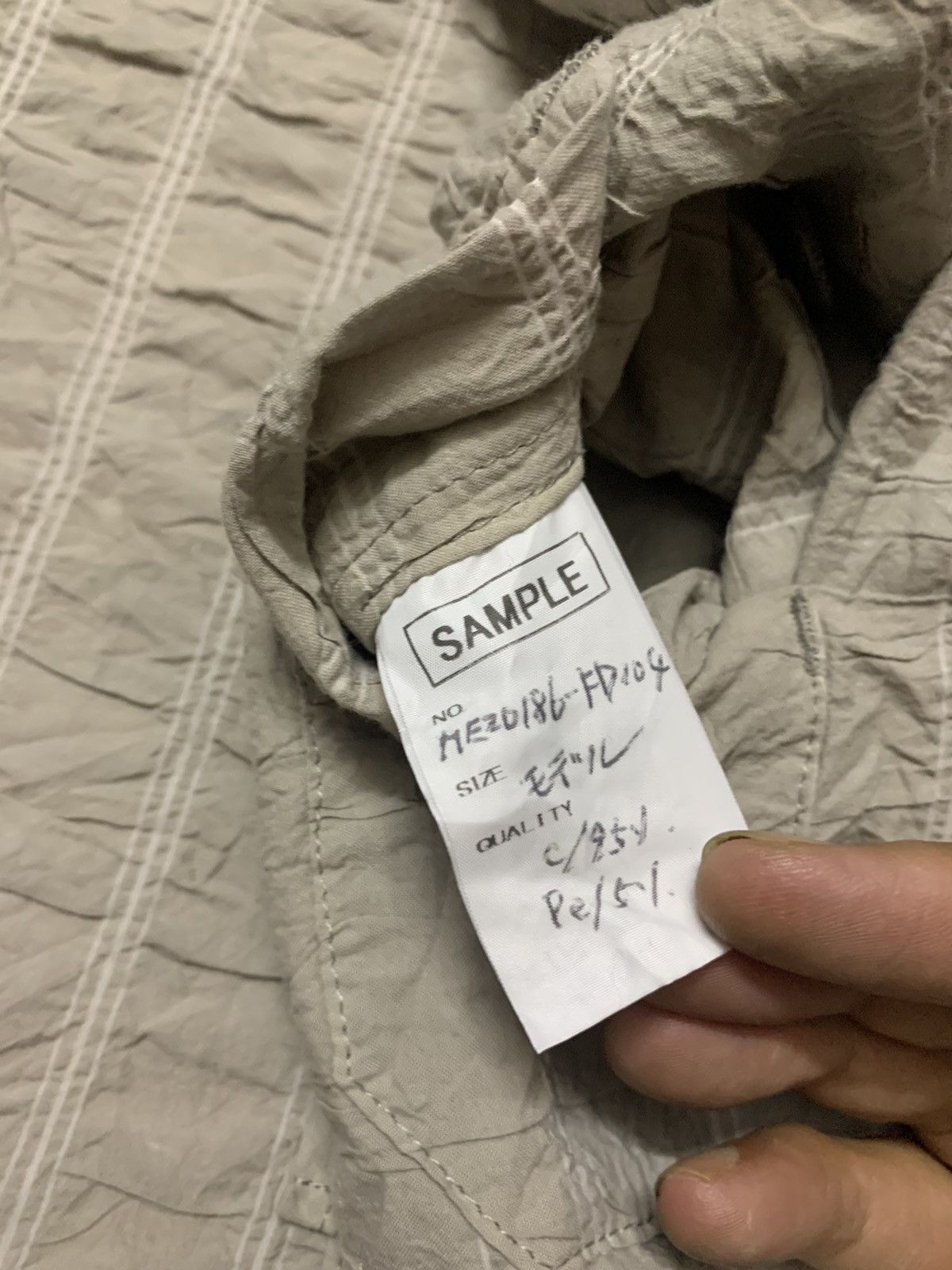 Issey Miyake Issey Miyake Men Wrinkled Design Coat Size US L / EU 52-54 / 3 - 5 Thumbnail