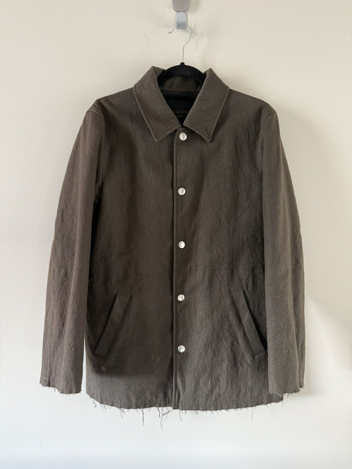 Comme des Garcons Homme Reversible CDG Homme Wool Coat Size US M / EU 48-50 / 2 - 1 Thumbnail