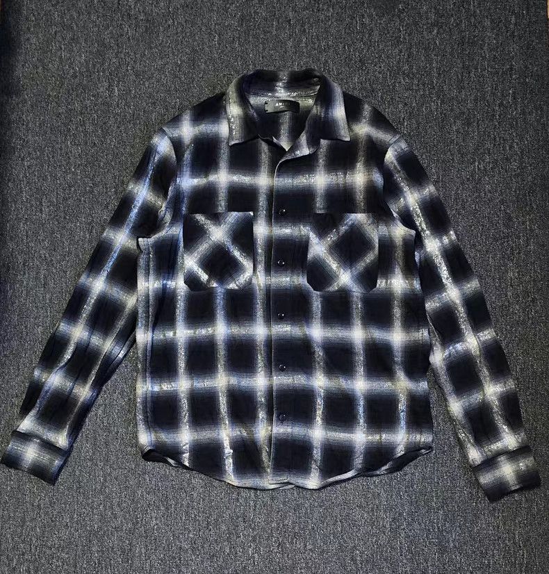 Amiri AMIRI Plaid Shirt Size US S / EU 44-46 / 1 - 1 Thumbnail