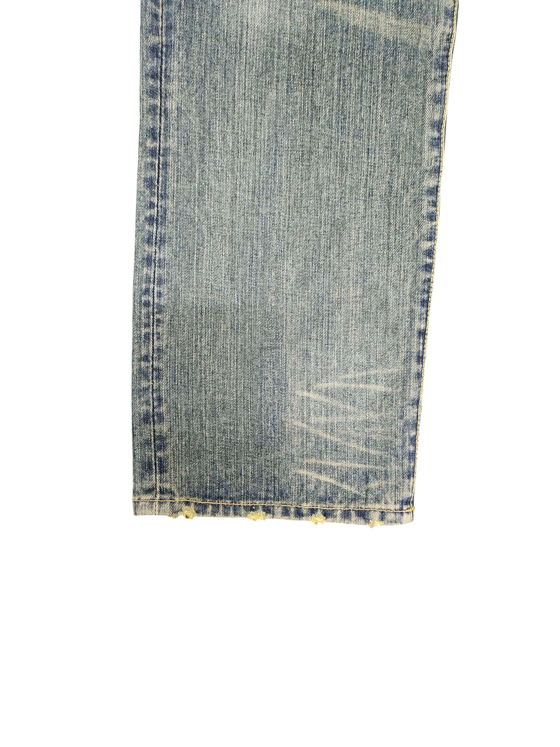 Comme des Garcons × Undercover Exhibitionist Japan Boro Sashiko Patchwork Distressed Jeans Size US 32 / EU 48 - 6 Thumbnail