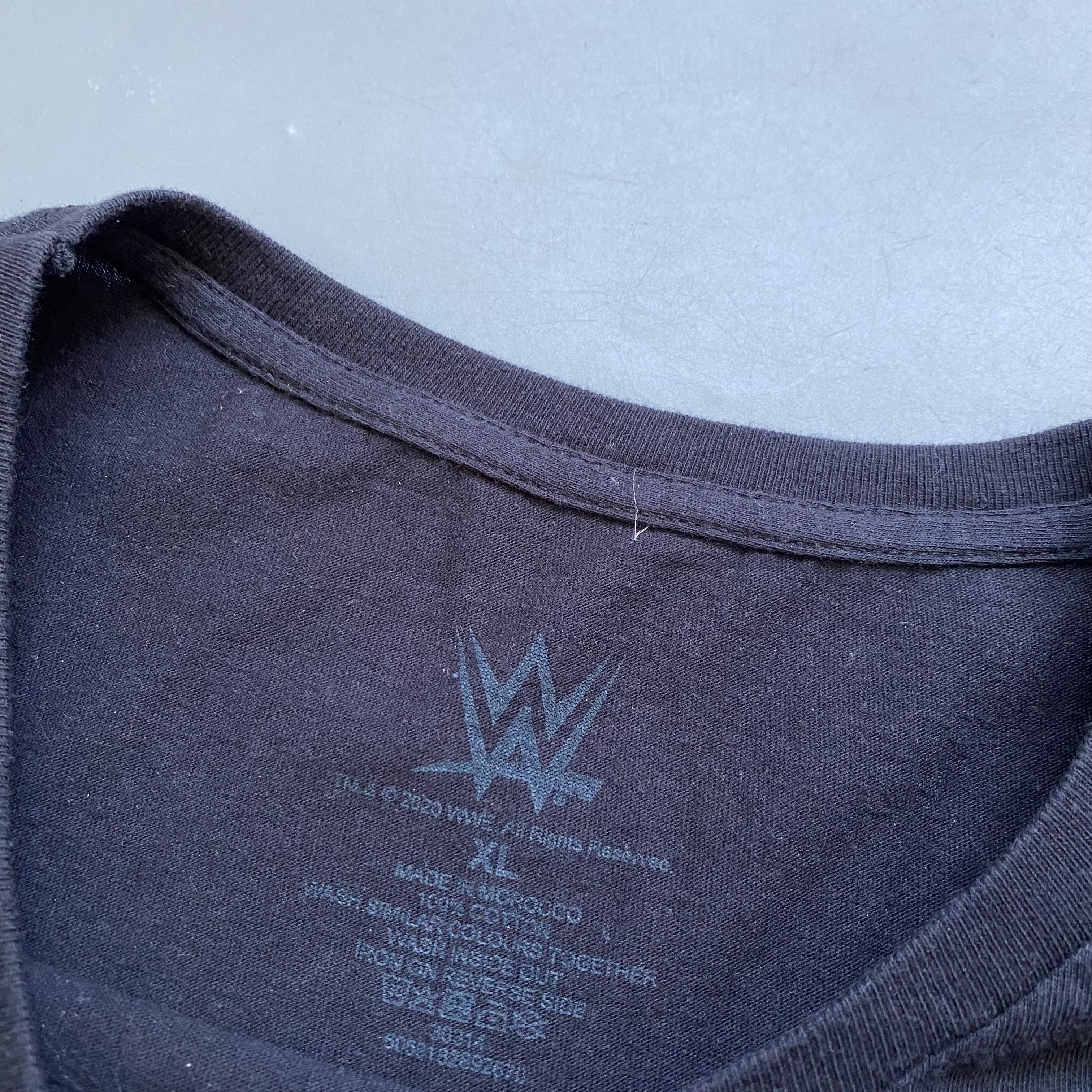 WWE WWE The ROCK promo tee Vintage style WWF CM punk Size US L / EU 52-54 / 3 - 6 Thumbnail