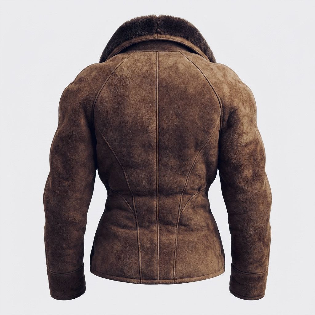 Thierry Mugler Thierry Mugler Original Blue Tag 100% Lamb Shearling Jacket Size S / US 4 / IT 40 - 2 Thumbnail