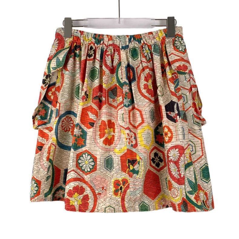 Louis Vuitton Louis Vuitton Colorful floral print printed silk casual sk Size 35" - 2 Thumbnail