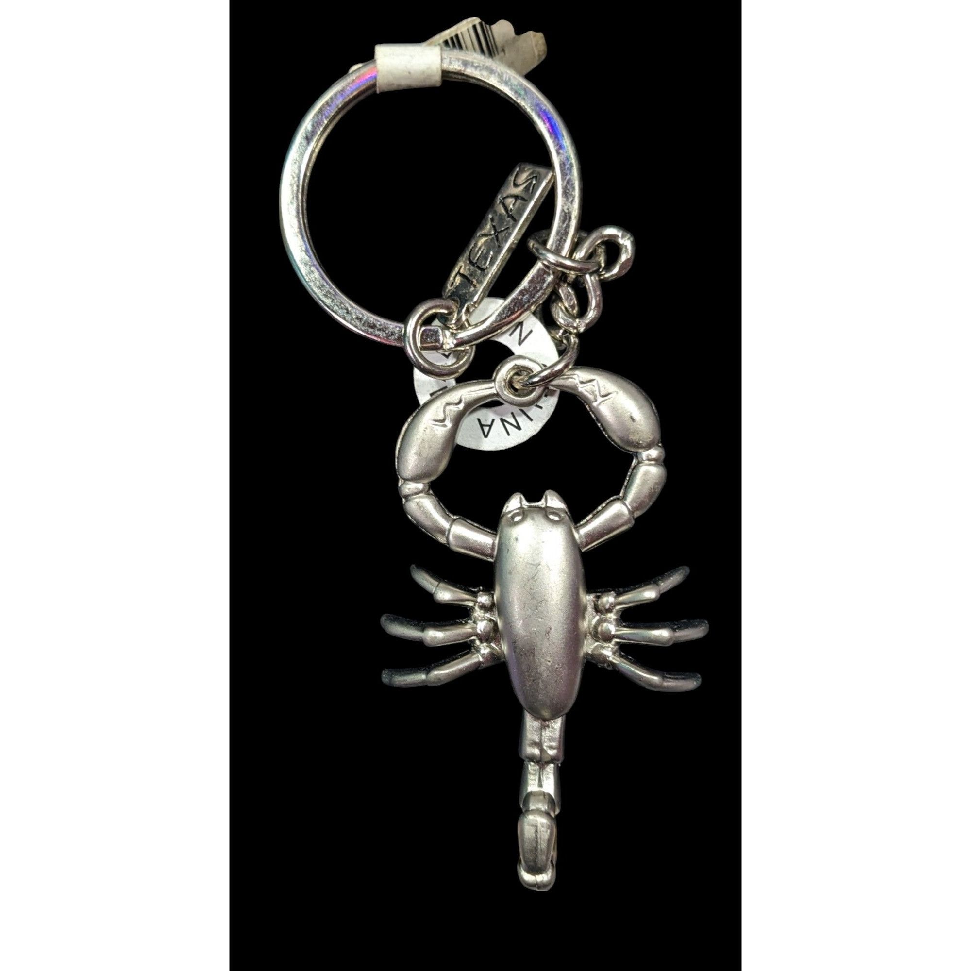 Other Texas Articulated Scorpion Souvenir Silver Tone Keychain Size ONE SIZE - 1 Thumbnail