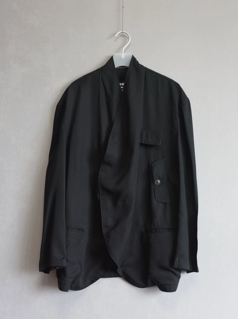 Yohji Yamamoto Yohji Yamamoto 84AW Snap Curved jacket Size US S / EU 44-46 / 1 - 3 Thumbnail