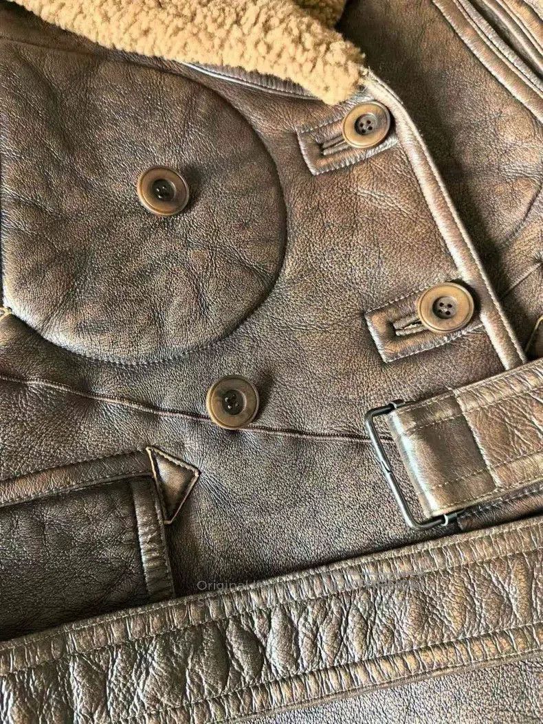 RRL Ralph Lauren RRL Double RL Shearling Leather Jacket. Size US M / EU 48-50 / 2 - 4 Thumbnail