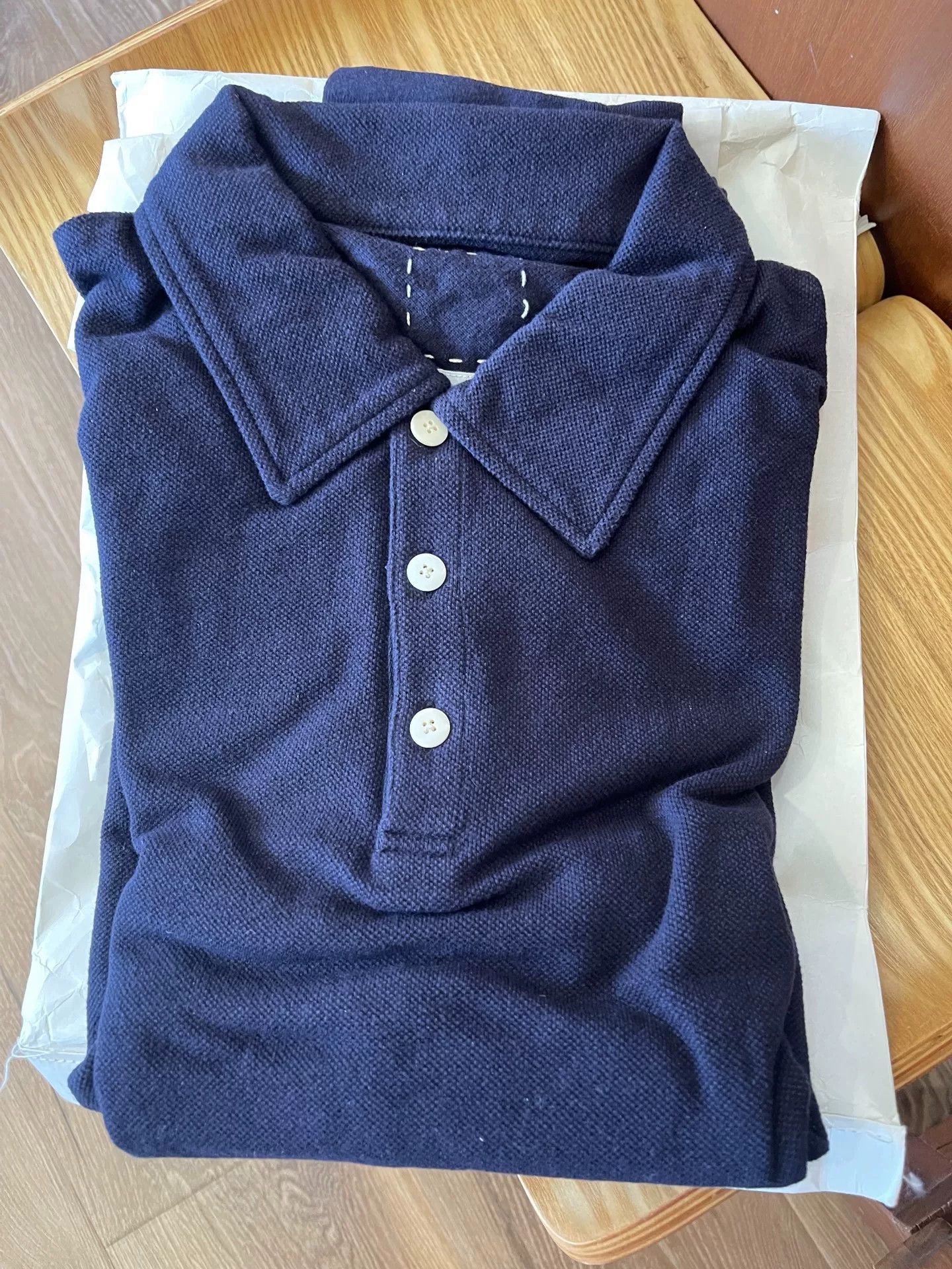 Visvim VISVIM WELLER L/S (C/WS) Polo Size US L / EU 52-54 / 3 - 1 Thumbnail