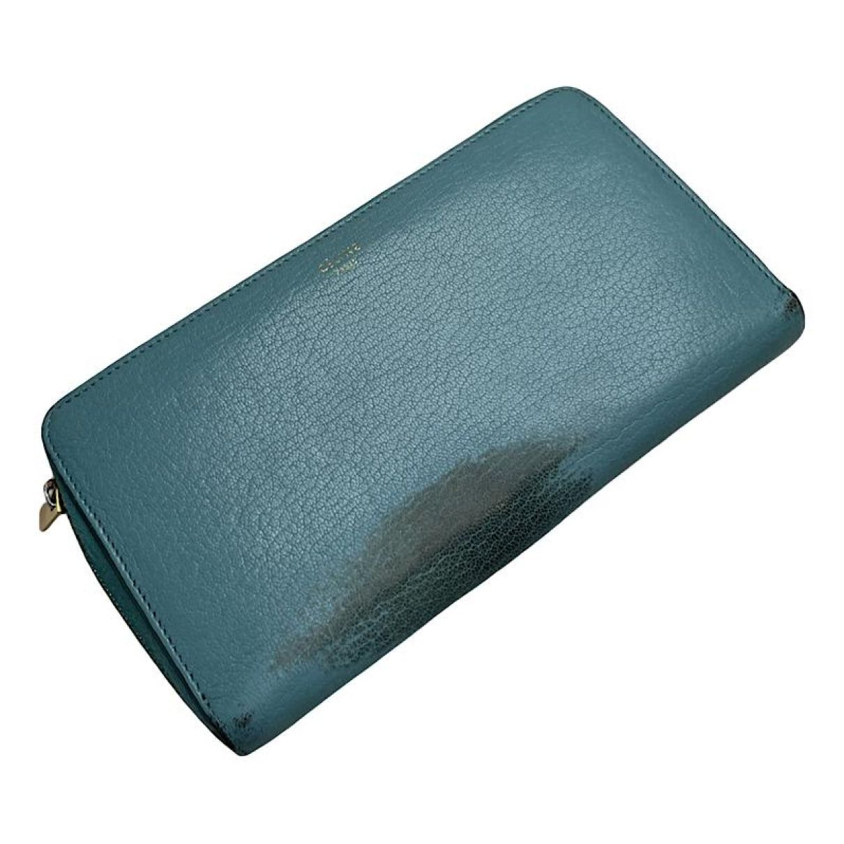 Celine Blue Leather Wallet Size ONE SIZE - 1 Thumbnail