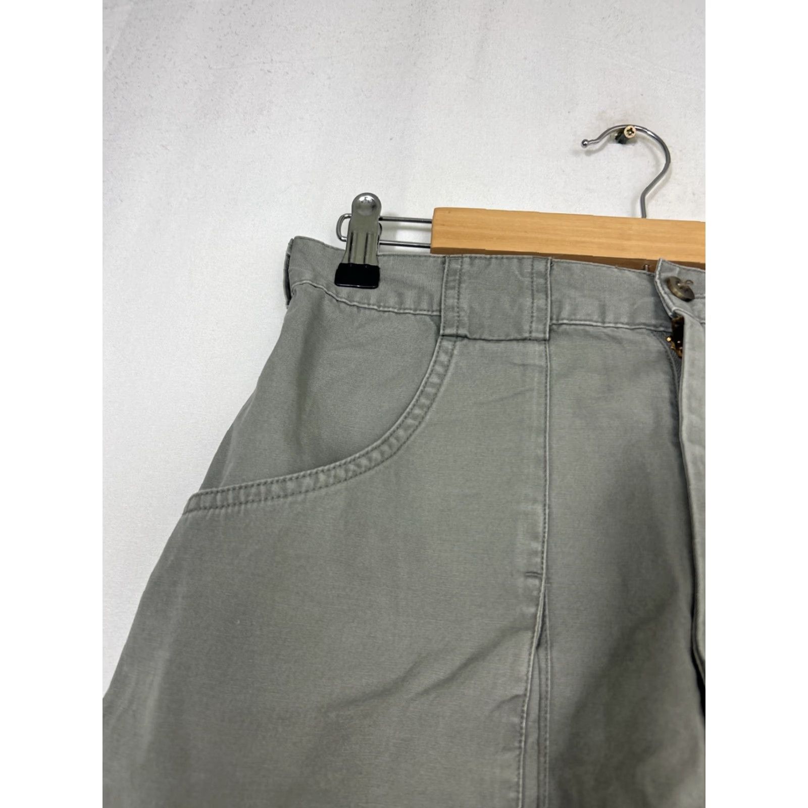 Eddie Bauer Eddie Bauer Womens Cargo Short Hiking Cotton Army Green 29x7 Size 10 Regular Womens Size 32" / US 10 / IT 46 - 5 Thumbnail