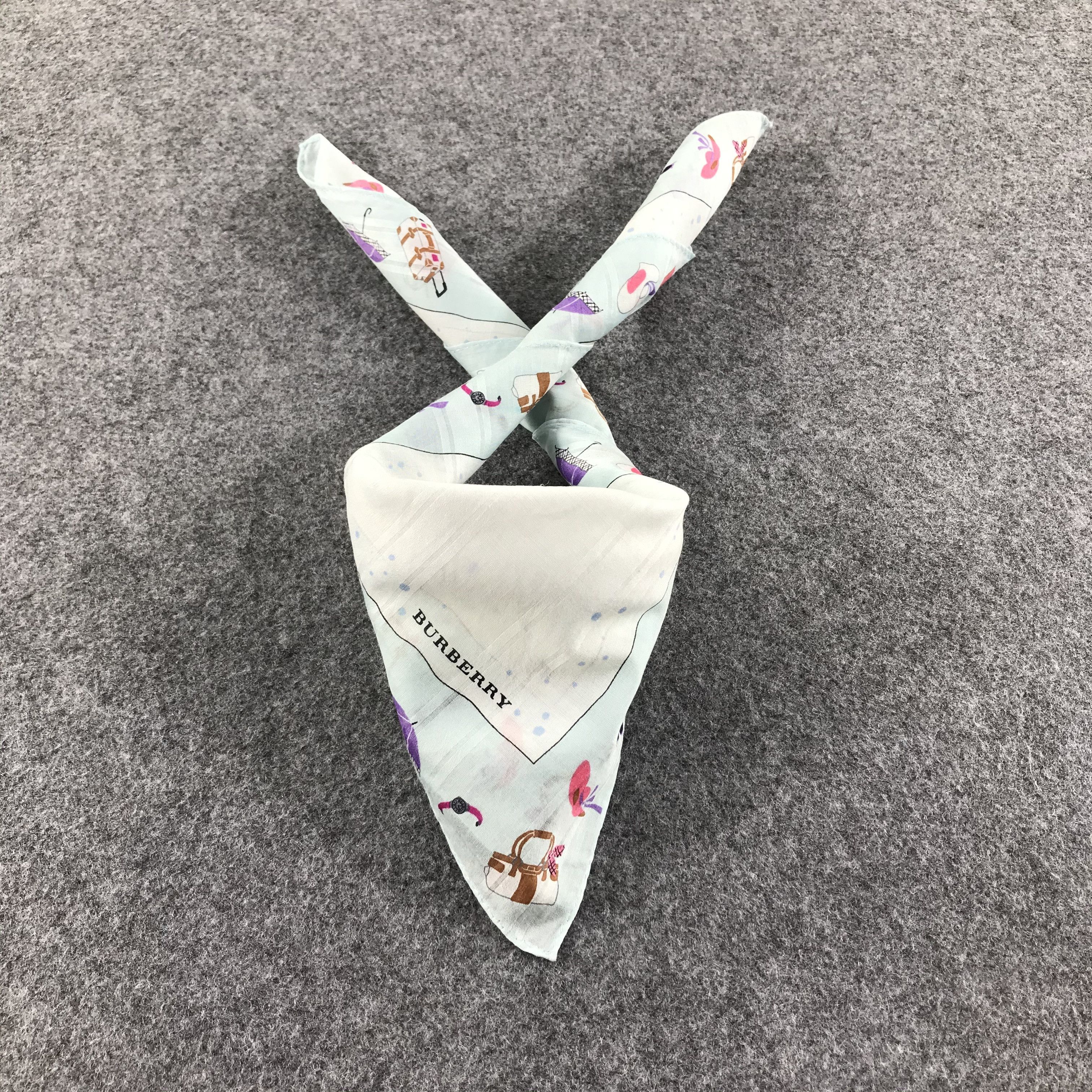 Burberry Burberry Handkerchief Neckerchief Bandana H367 Size ONE SIZE - 2 Thumbnail