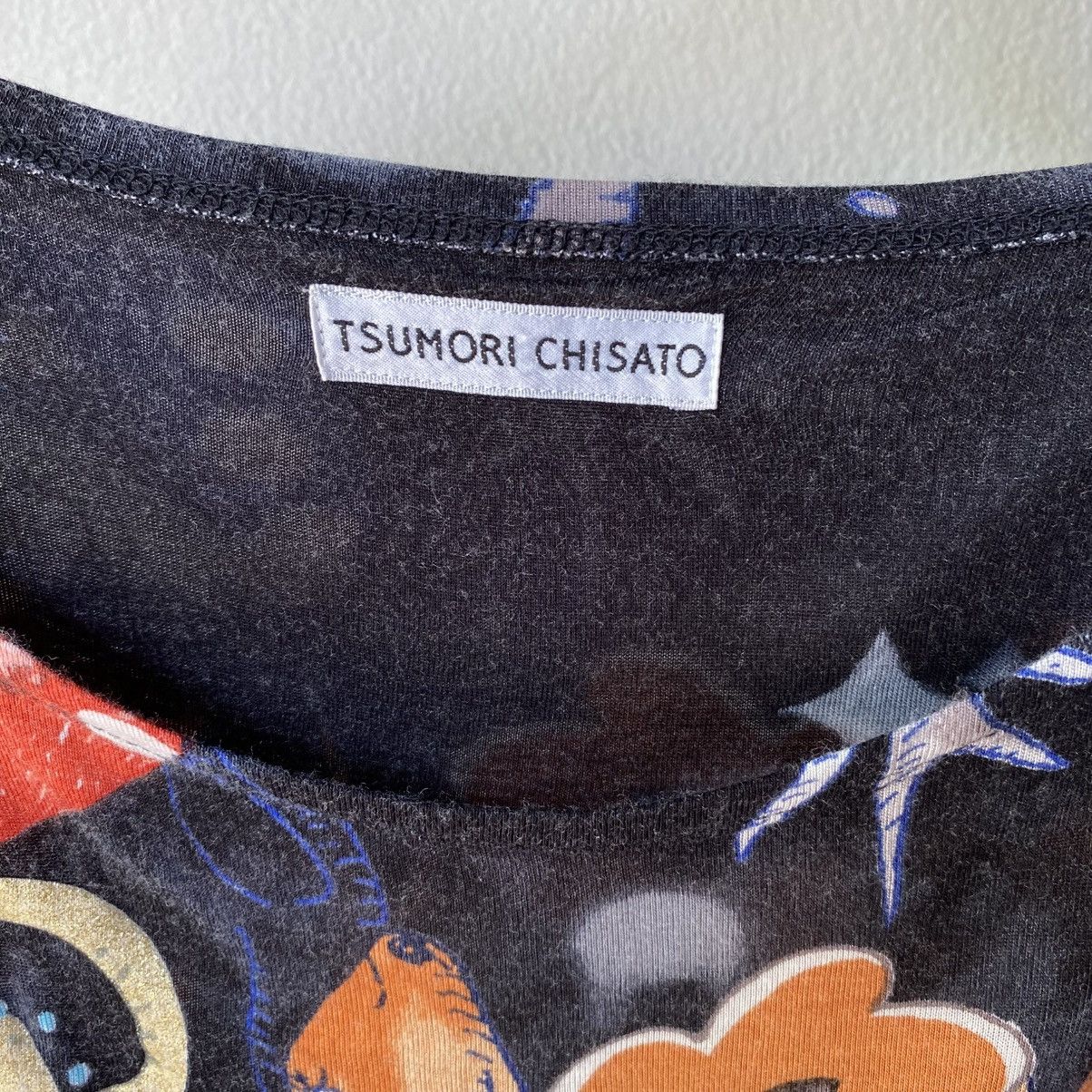 Tsumori Chisato TSUMORI CHISATO Black Top with Colorful Fantasy Print Size XS / US 0-2 / IT 36-38 - 13 Thumbnail