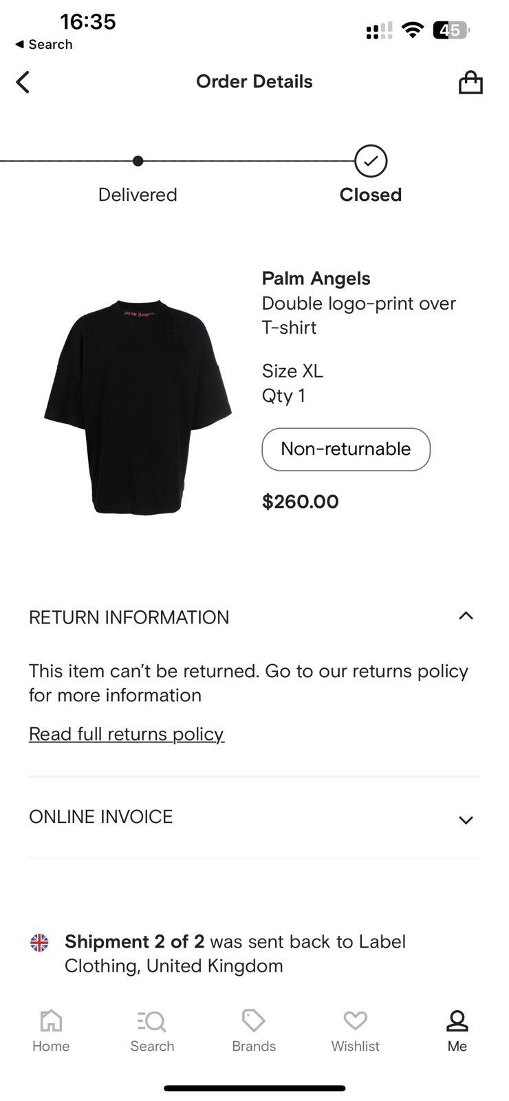 Palm Angels Palm angles t shirt Size US XL / EU 56 / 4 - 7 Thumbnail