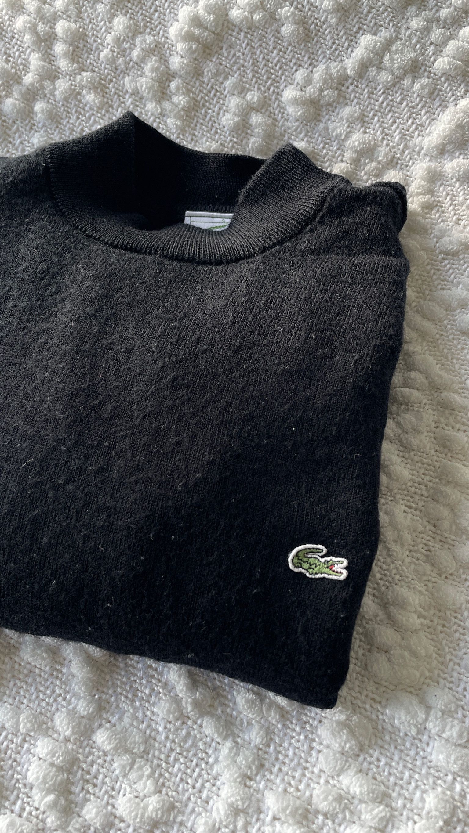 Lacoste BLACK SWEAT-SHIRT LACOSTE (L) Size US L / EU 52-54 / 3 - 4 Thumbnail