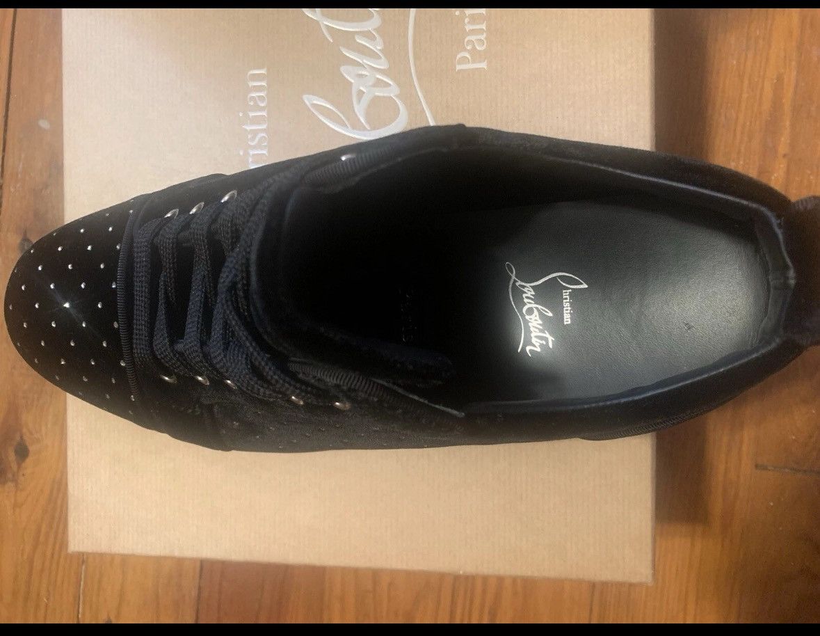 Christian Louboutin Christian Louboutin Fun Louis Junior “Plum Strass” sneakers. Size US 8 / EU 41 - 9 Thumbnail