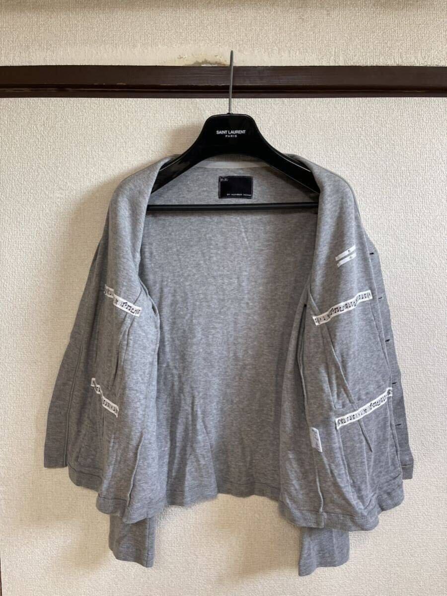 Japanese Brand × Number (N)ine Number (N)ine Grey 4 pocket cargo cardigan Size US M / EU 48-50 / 2 - 3 Thumbnail