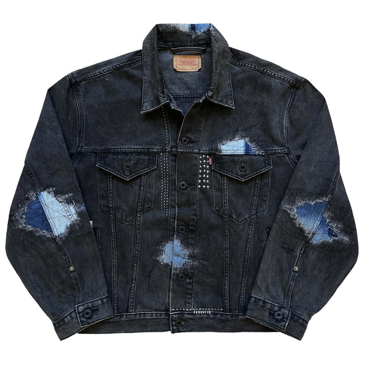 Kapital × Kapital Kountry × Levi's Japanese Boro Sashiko Denim Jacket Size US XL / EU 56 / 4 - 1 Thumbnail