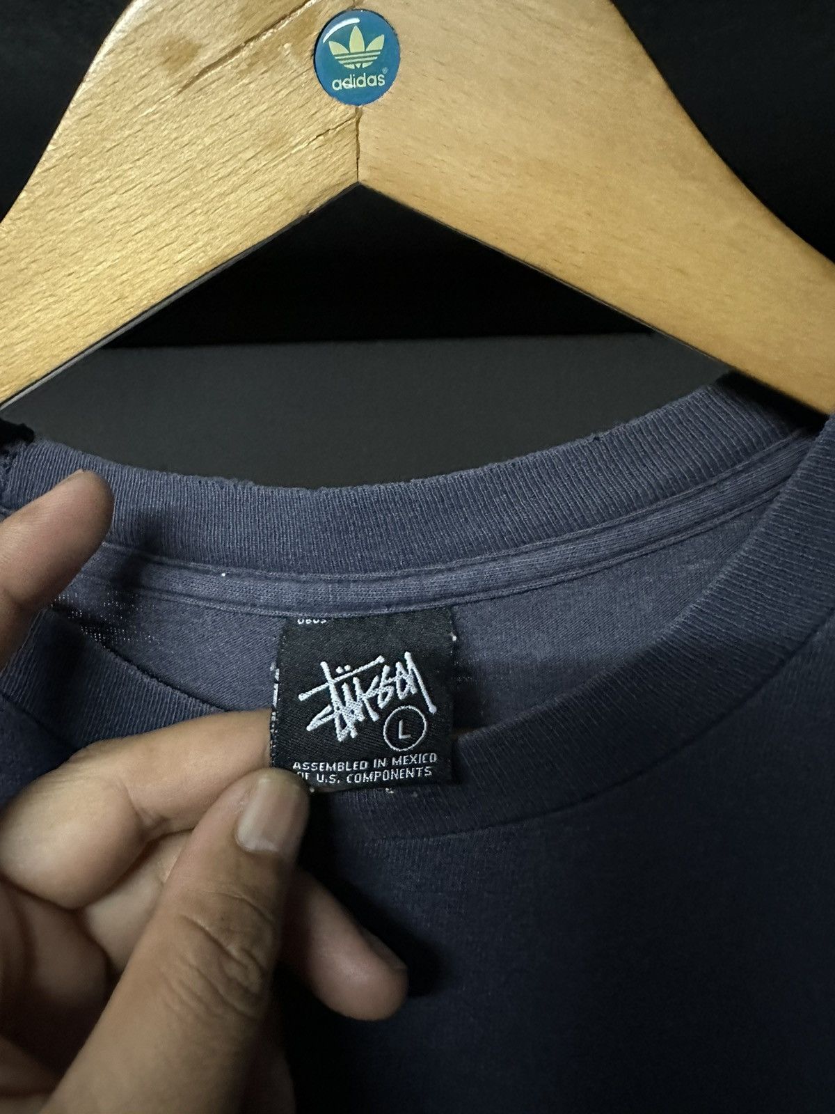 Stussy × Vintage Vintage Stussy International Tribe Distressed Tee Size US L / EU 52-54 / 3 - 7 Thumbnail