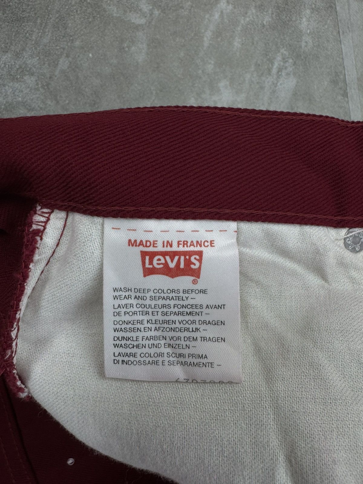 Levi's Vintage Clothing Rare Levis 630 30 88 Womens red jeans W28 L36 Size 28" / US 6 / IT 42 - 9 Thumbnail