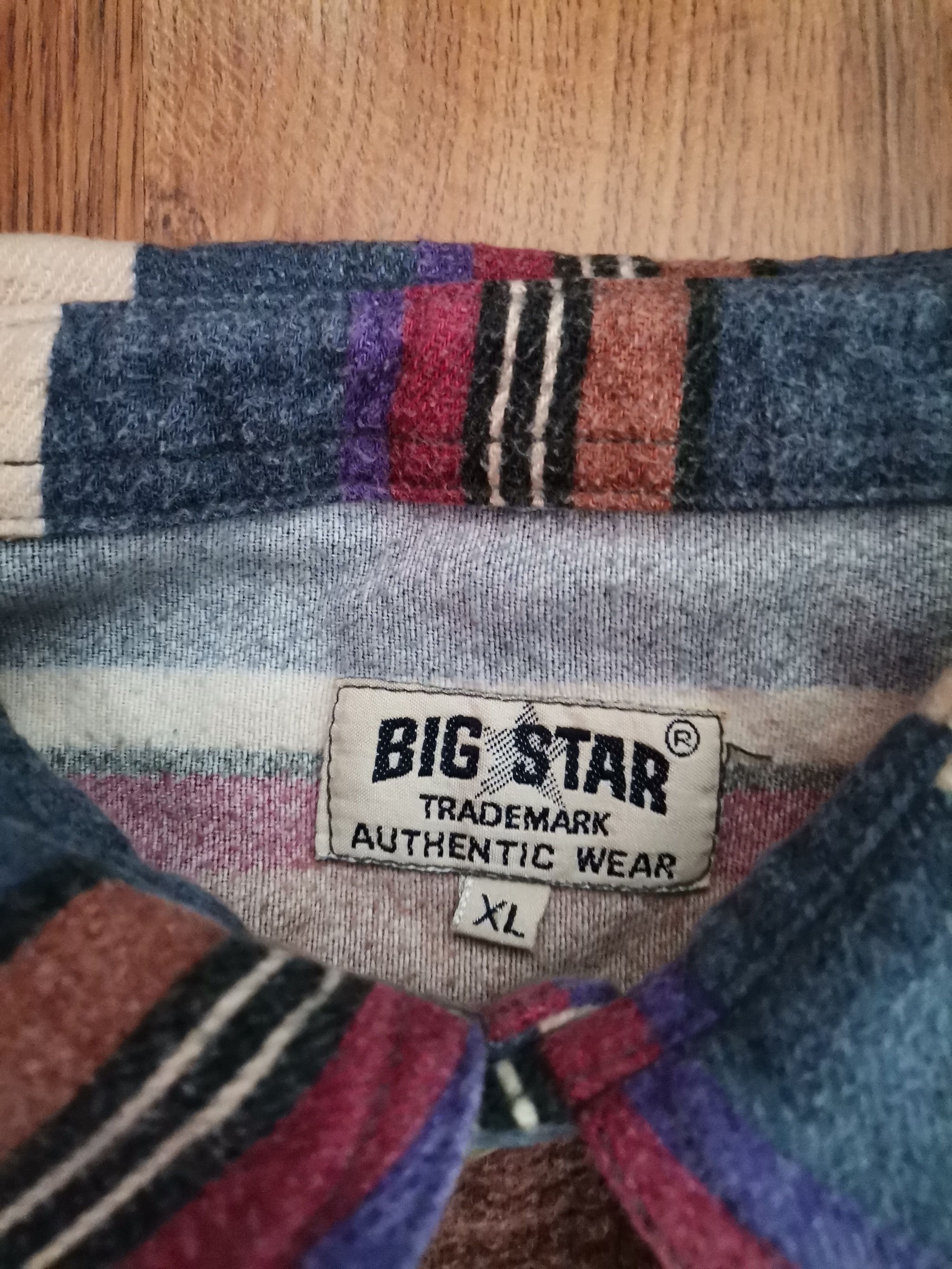 Big Star Vintage Big Star Striped Flannel Size US XL / EU 56 / 4 - 3 Thumbnail