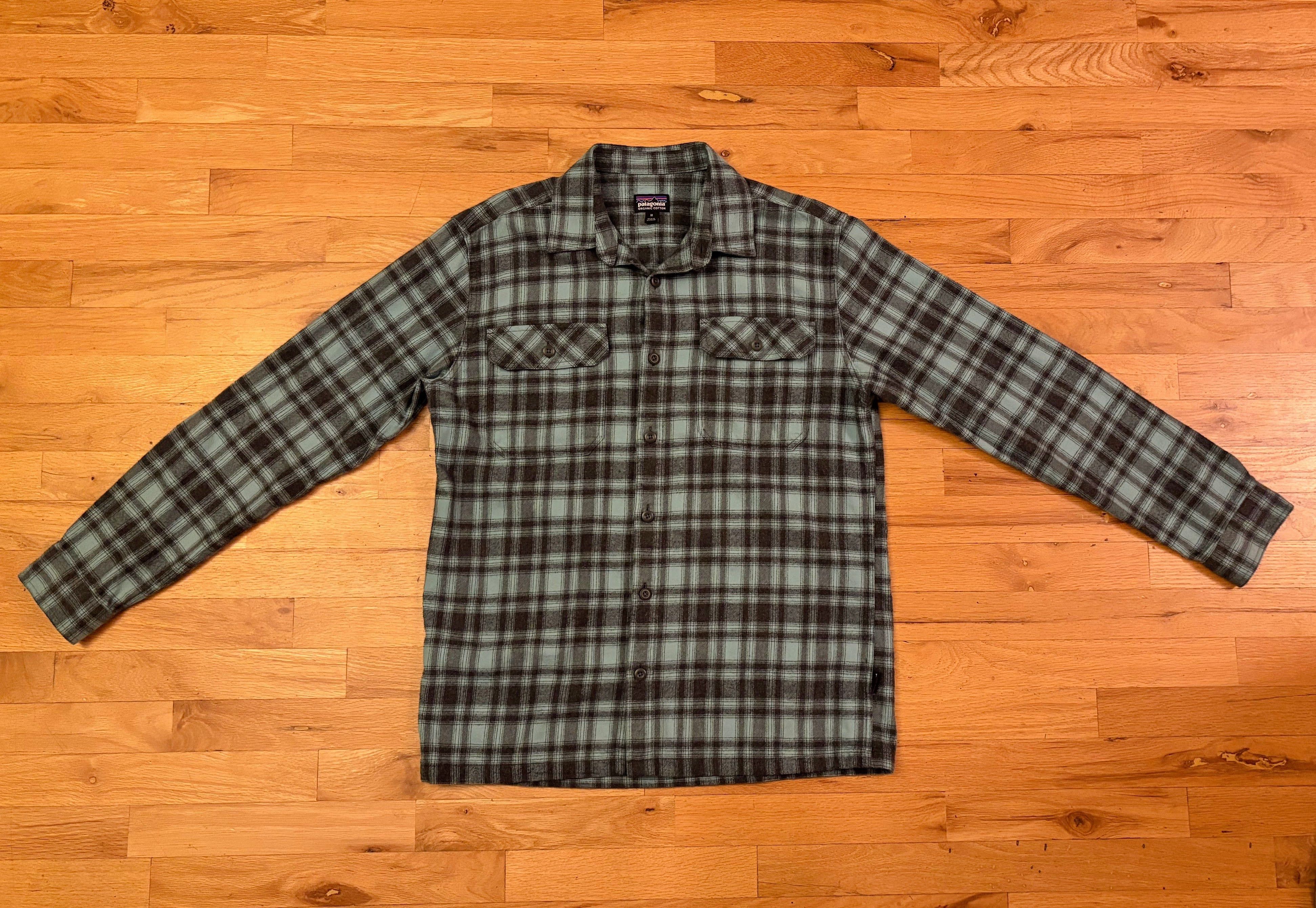 Patagonia Patagonia Fjord Flannel Shirt Mens Med Plaid Organic Cotton Size US M / EU 48-50 / 2 - 1 Thumbnail