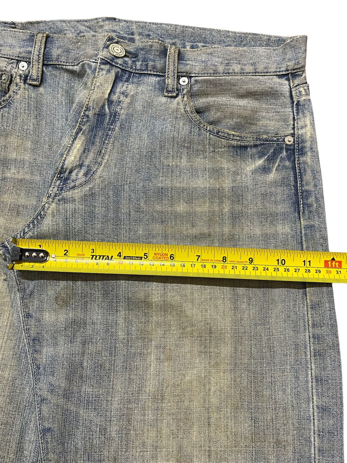 Uniqlo Vintage Japanese Uniqlo Mud Wash Style Baggy Jeans Size US 34 / EU 50 - 14 Thumbnail