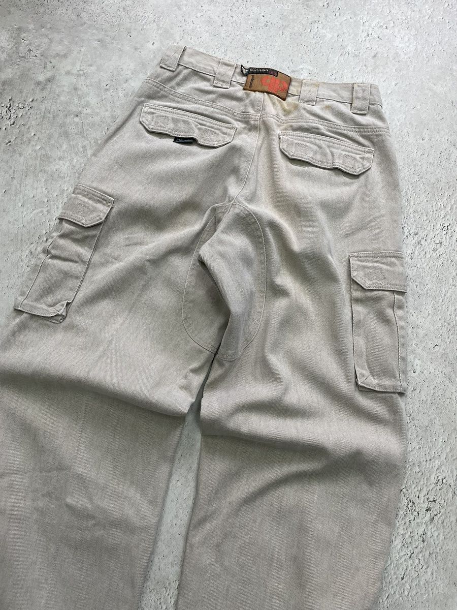 Pelle Pelle Pelle Pelle Denim Cargo Pants Y2K Workwear rare vintage Size US 32 / EU 48 - 15 Thumbnail