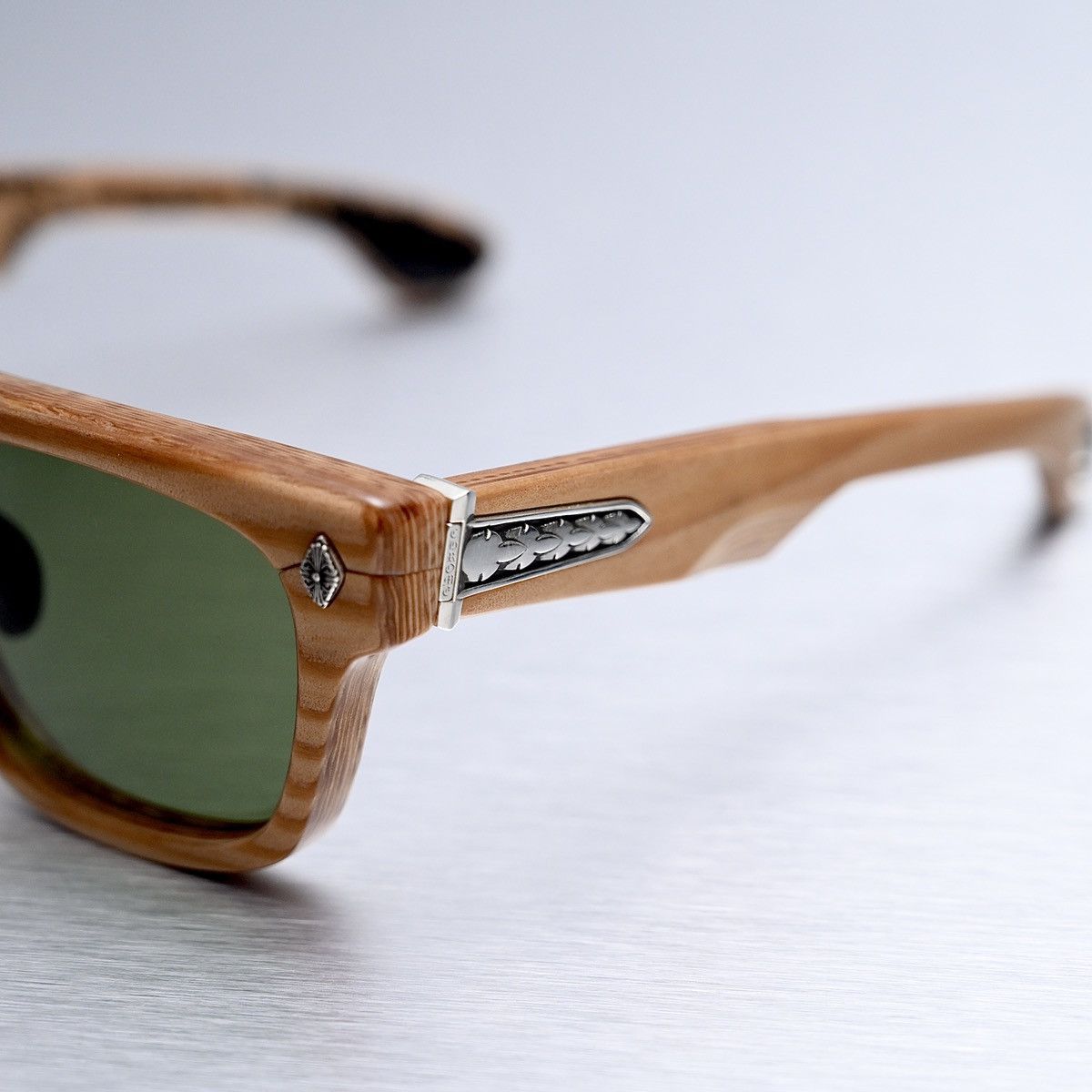 Chrome Hearts ‼️ CHROME HEARTS LILITH WOOD PLYWOOD SUNGLASSES ‼️ Size ONE SIZE - 4 Thumbnail