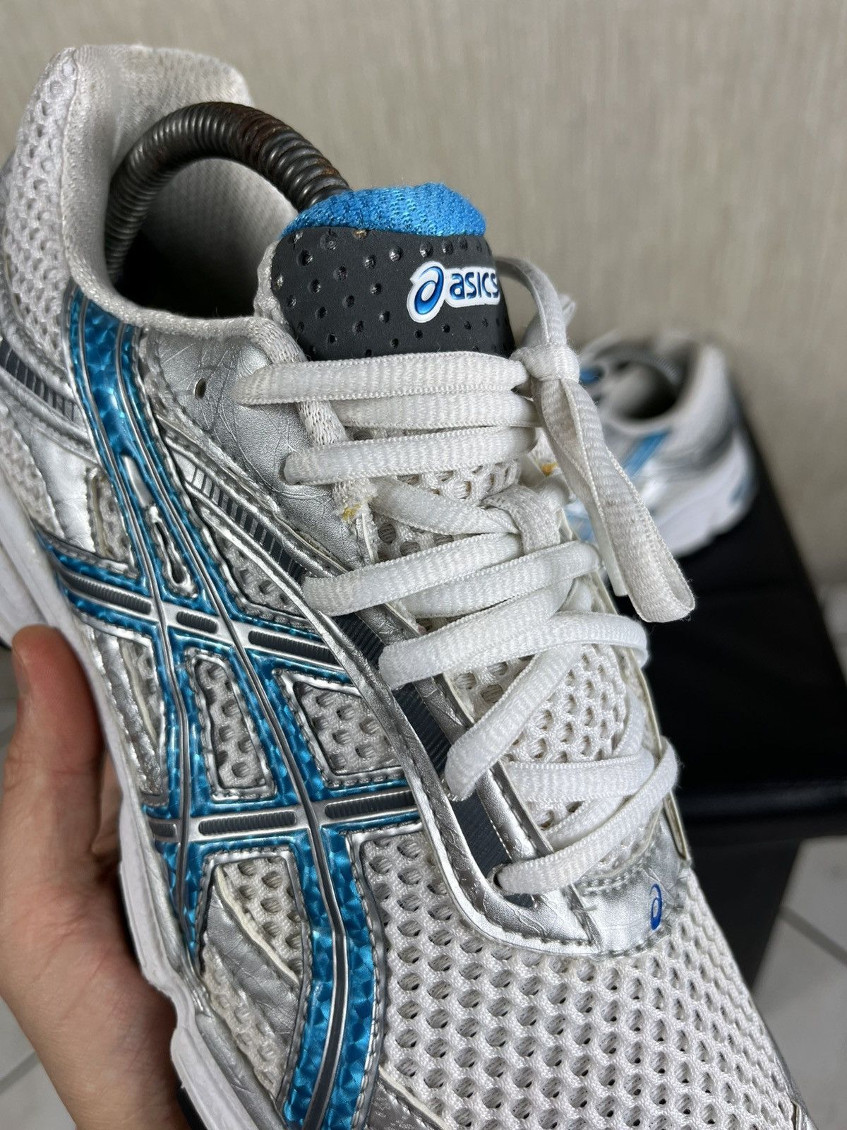 Asics × Vintage Vintage Asics Gel-Stratus 3 y2k mesh silver sneakers shoes Size US 9.5 / EU 42-43 - 7 Thumbnail