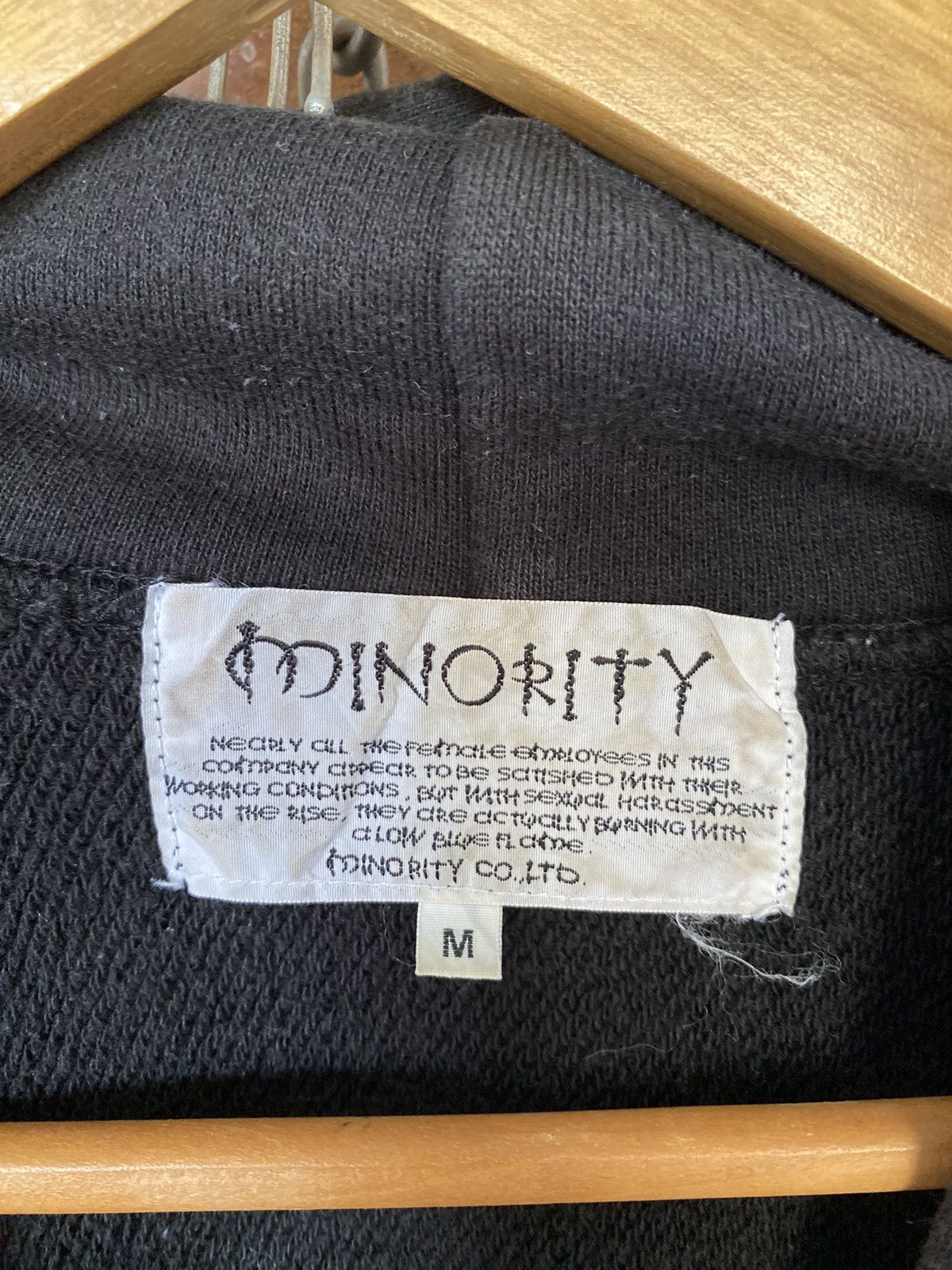 General Research 1990s Minority Japan TERROISM STOP War hoodie Size US L / EU 52-54 / 3 - 10 Thumbnail