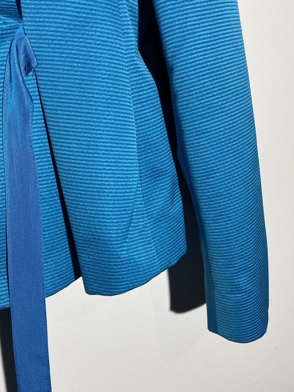 Moschino Moschino Cheap And Chic Striped Belted Blazer Jacket Size XL / US 12-14 / IT 48-50 - 8 Thumbnail
