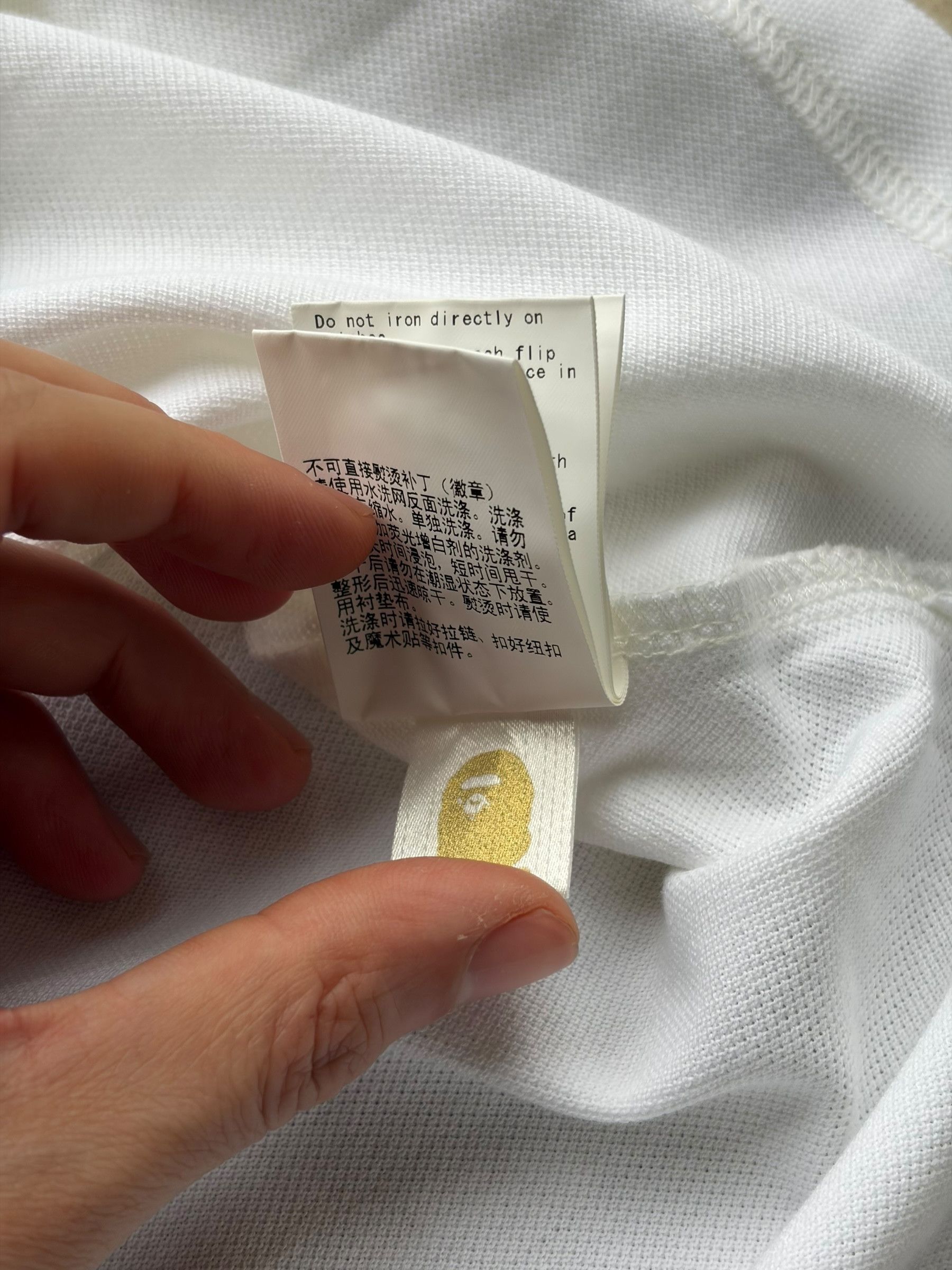 Bape Bape White Mini Ape Head Polo T-Shirt Size US S / EU 44-46 / 1 - 9 Thumbnail