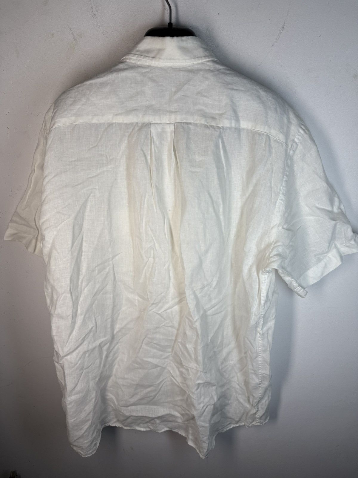 Yves Saint Laurent 100% Linen YSL Shirt White Button Up Size US L / EU 52-54 / 3 - 12 Thumbnail
