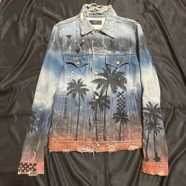 Amiri Amiri Classic Coconut Denim Jacket 2501-Nextarrow Size US XS / EU 42 / 0 - 1 Thumbnail