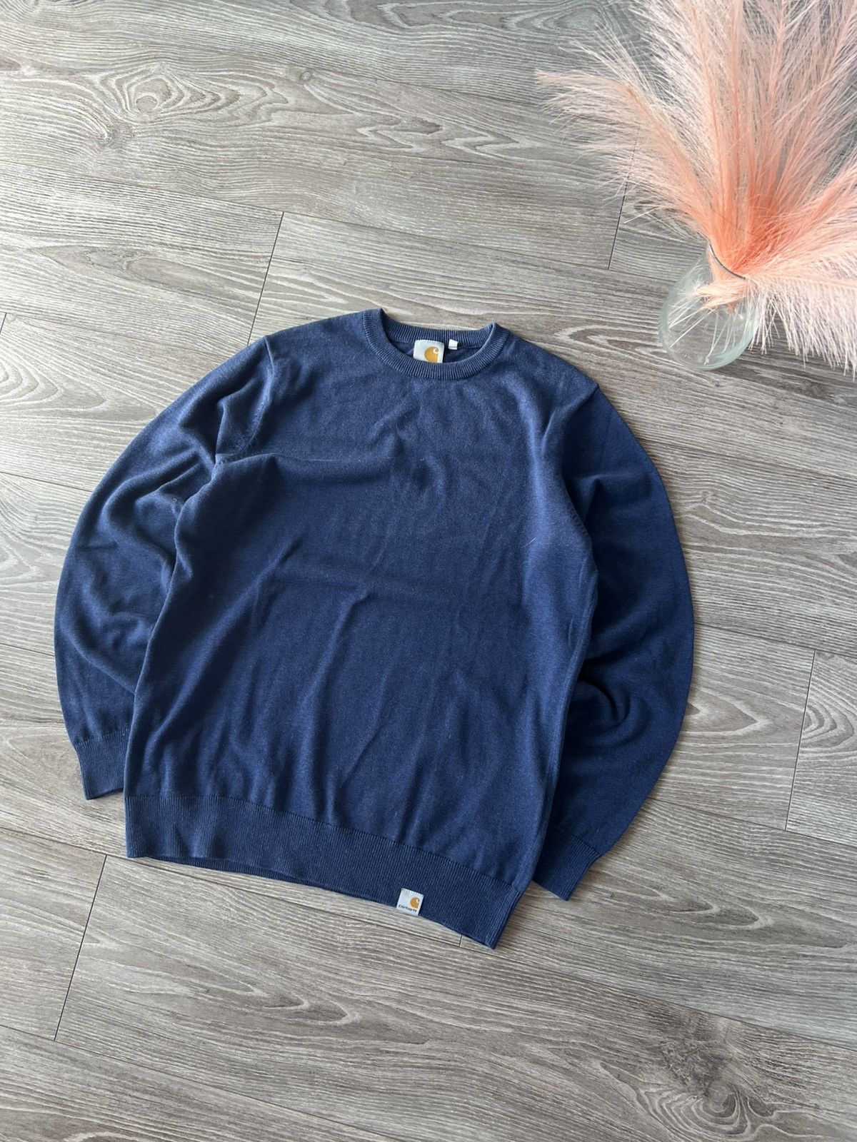 Carhartt × Carhartt Wip ‼️Carhartt Box Logo Knitwear Casual Sweater‼️ Size US S / EU 44-46 / 1 - 9 Thumbnail