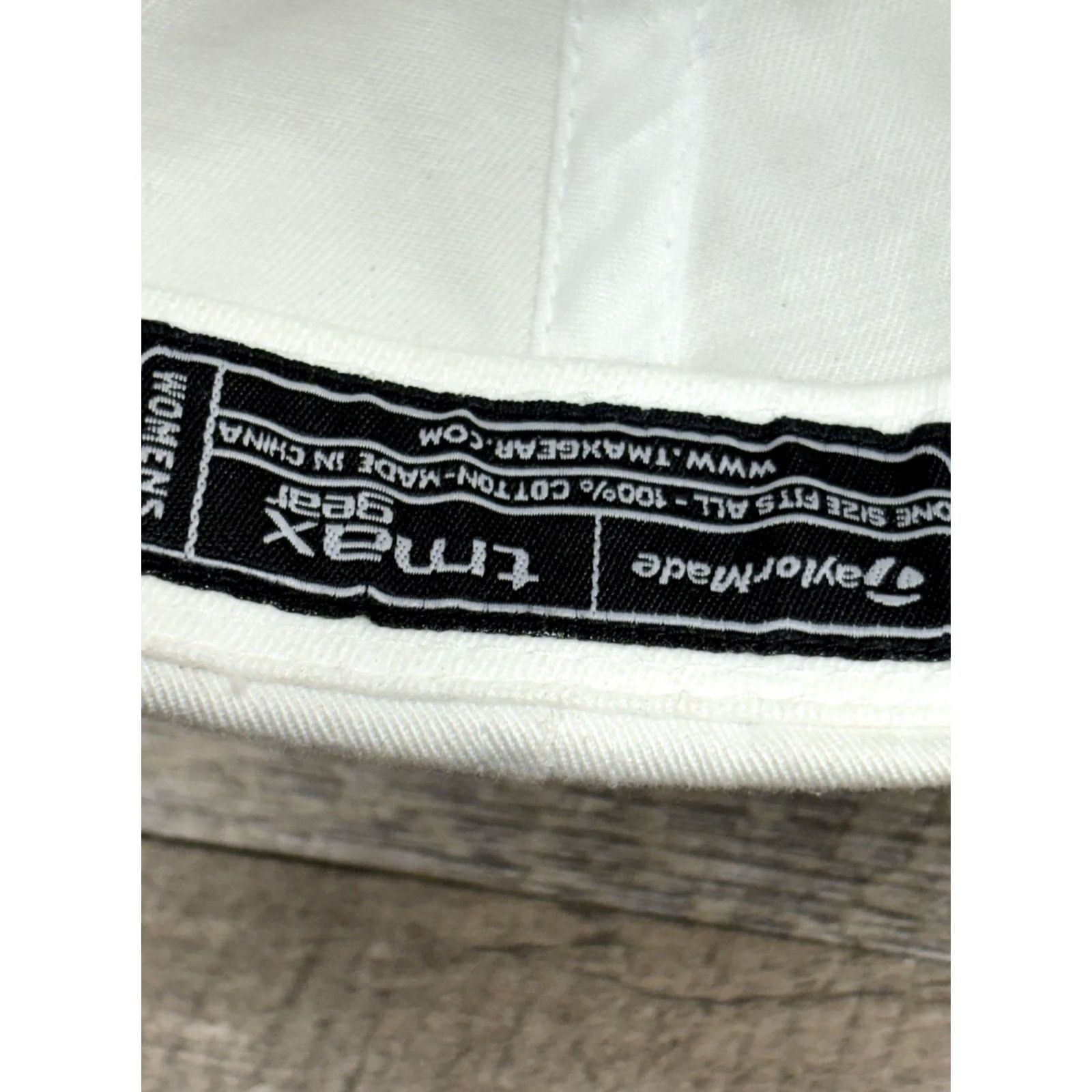 TaylorMade TaylorMade Baseball Cap Hat Adult Adjustable Gray Mens White Blue Decal Golf Canvas Polyester Adjustable Mens Cap Size ONE SIZE - 6 Thumbnail
