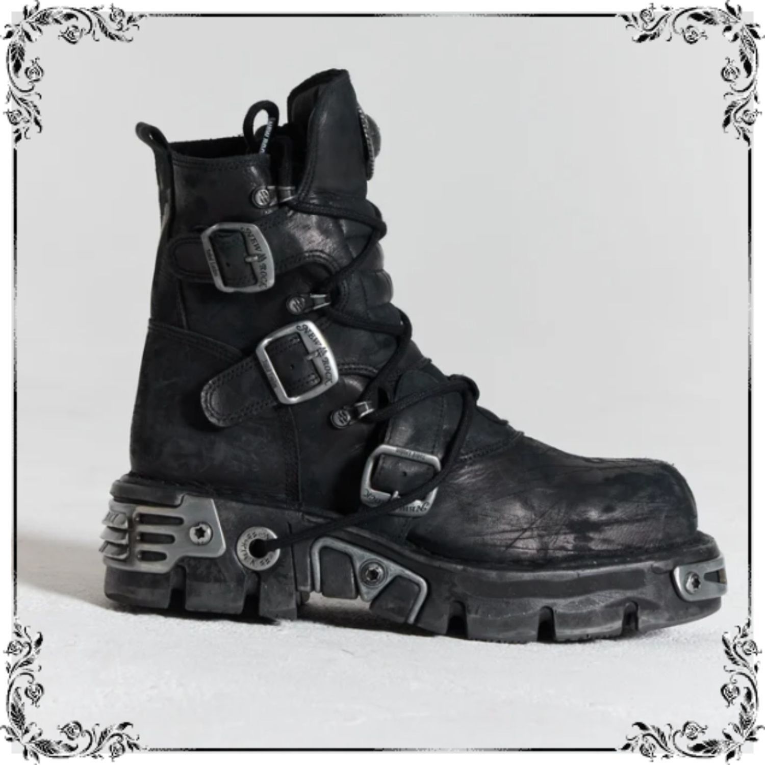 New Rock New Rock x Jaded London Scar Reactor Boots | Grailed