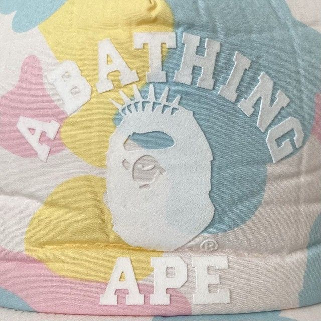 Bape BAPE NYC LOGO candy camo trucker hat cap NIGO multi camo APE Size ONE SIZE - 2 Thumbnail