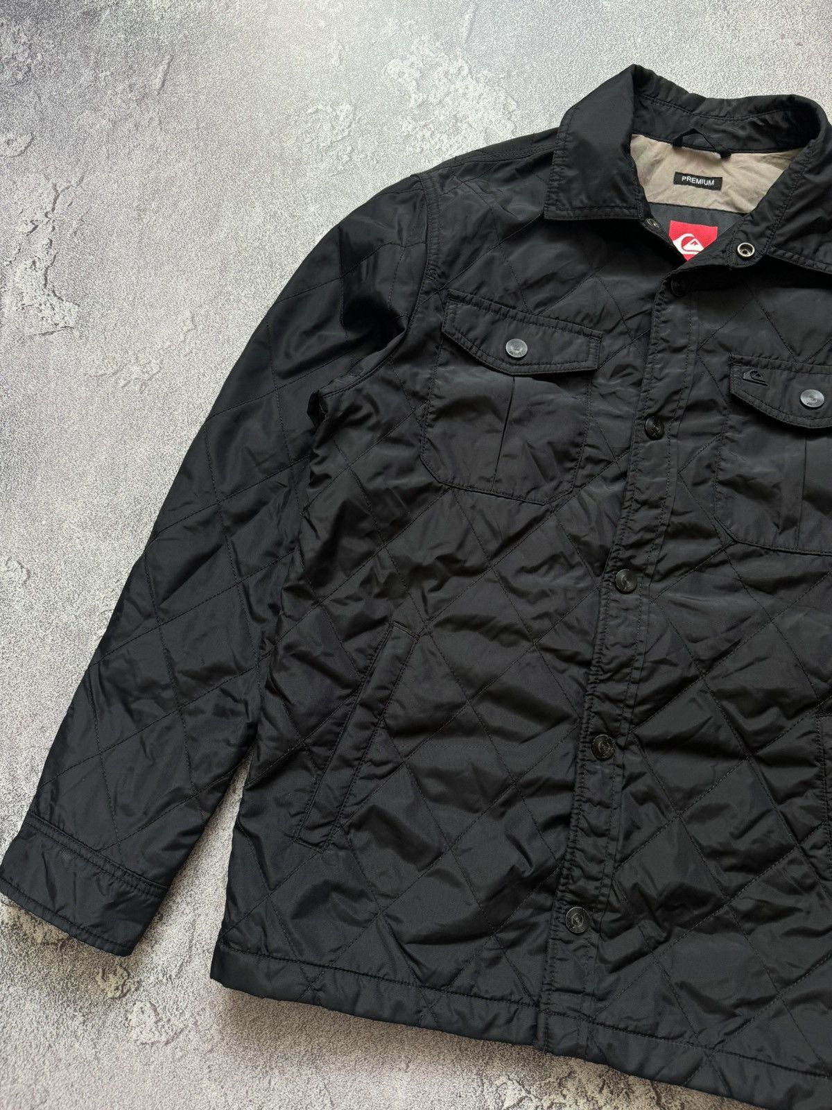 Quicksilver × Quiksilver Quiksilver S quilted jacket bomber button up surfing Size US S / EU 44-46 / 1 - 6 Thumbnail