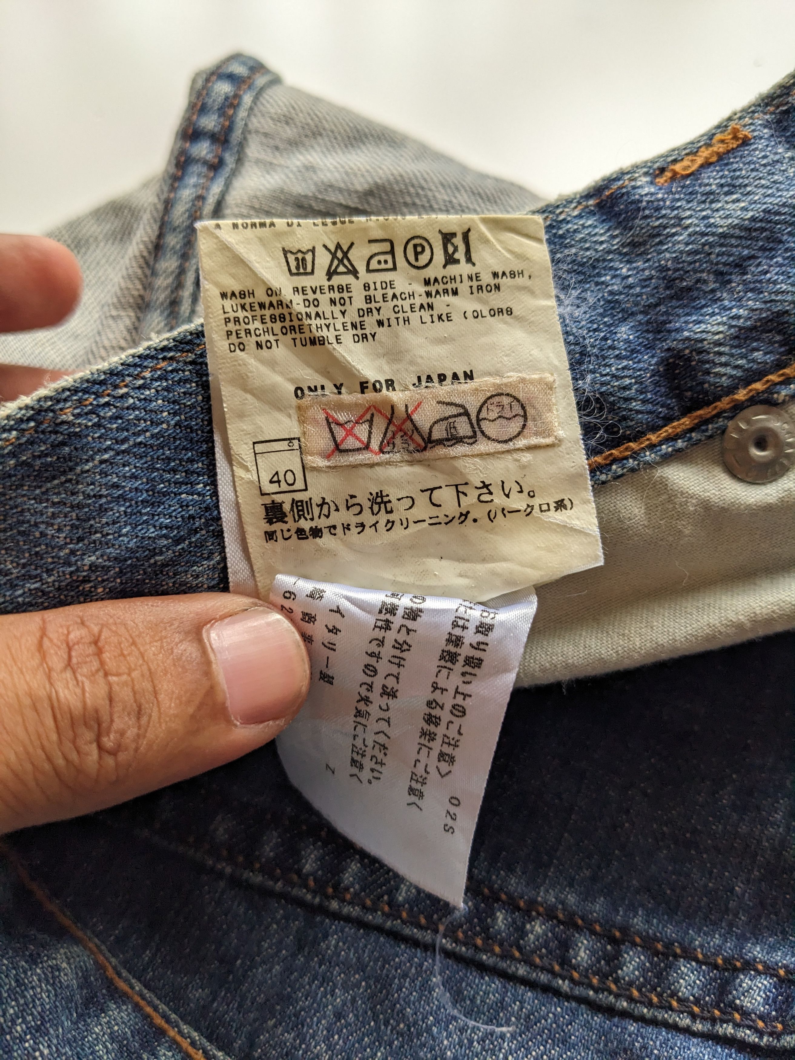 Dolce & Gabbana SS02 Dolce & Gabbana inside out distressed jeans Size US 29 - 9 Thumbnail