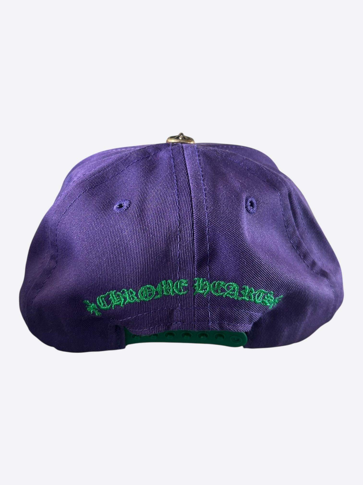 Chrome Hearts Chrome Hearts Purple & Green Embroidered Logo Hat Size ONE SIZE - 3 Thumbnail