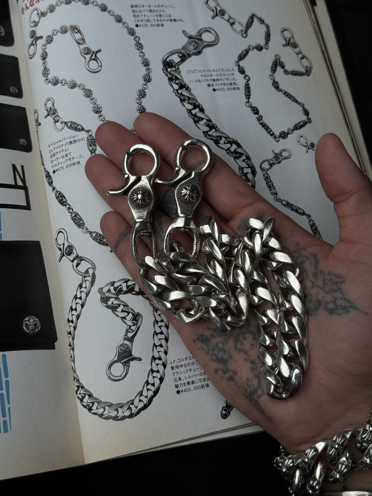 Chrome Hearts Chrome Hearts Fancy 2 Clip Short Wallet Chain | Grailed