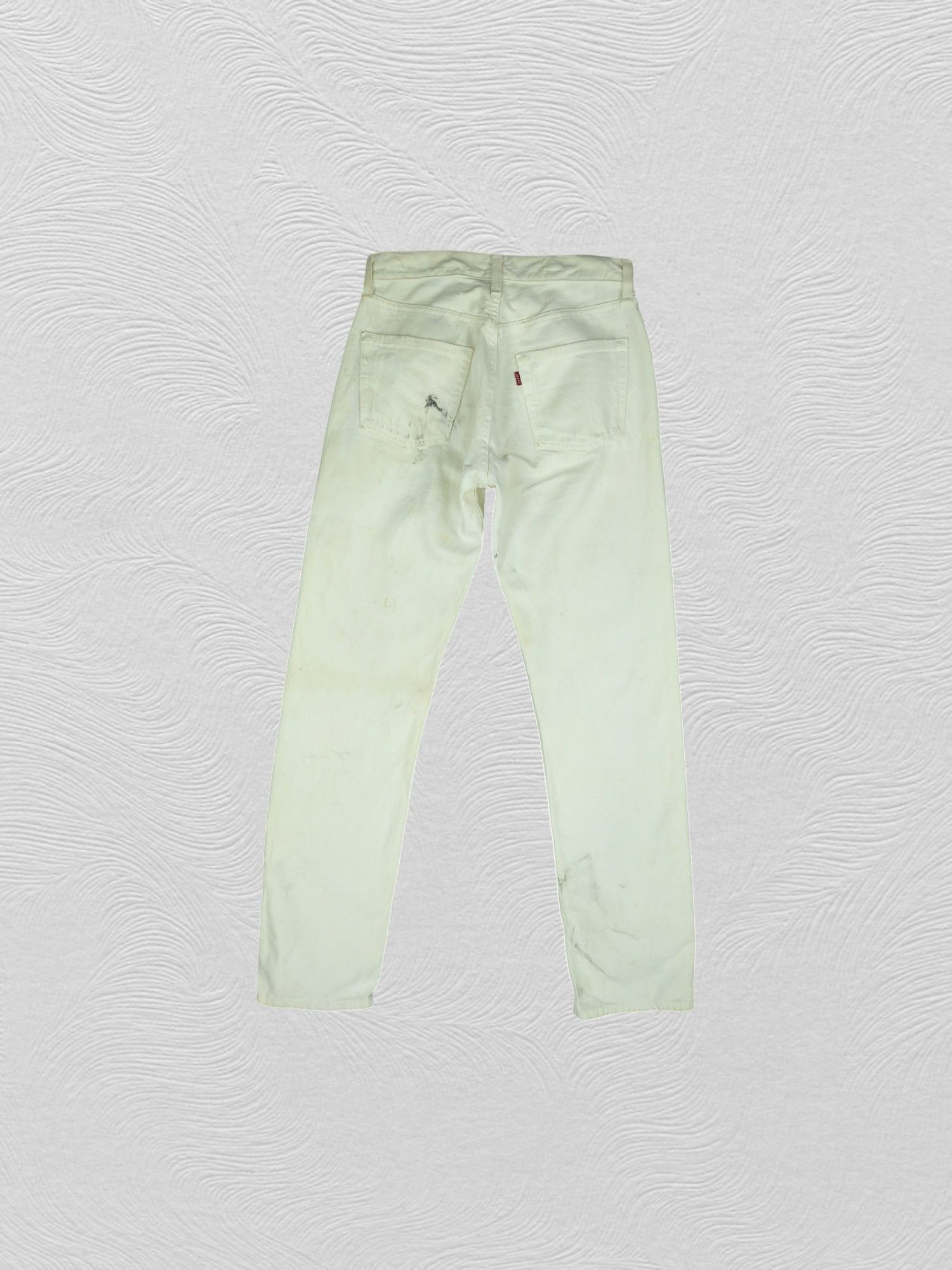 Levi's 90s White Vintage Levi's 501 Denim 27x31.5 -JN427 Size US 27 - 2 Thumbnail