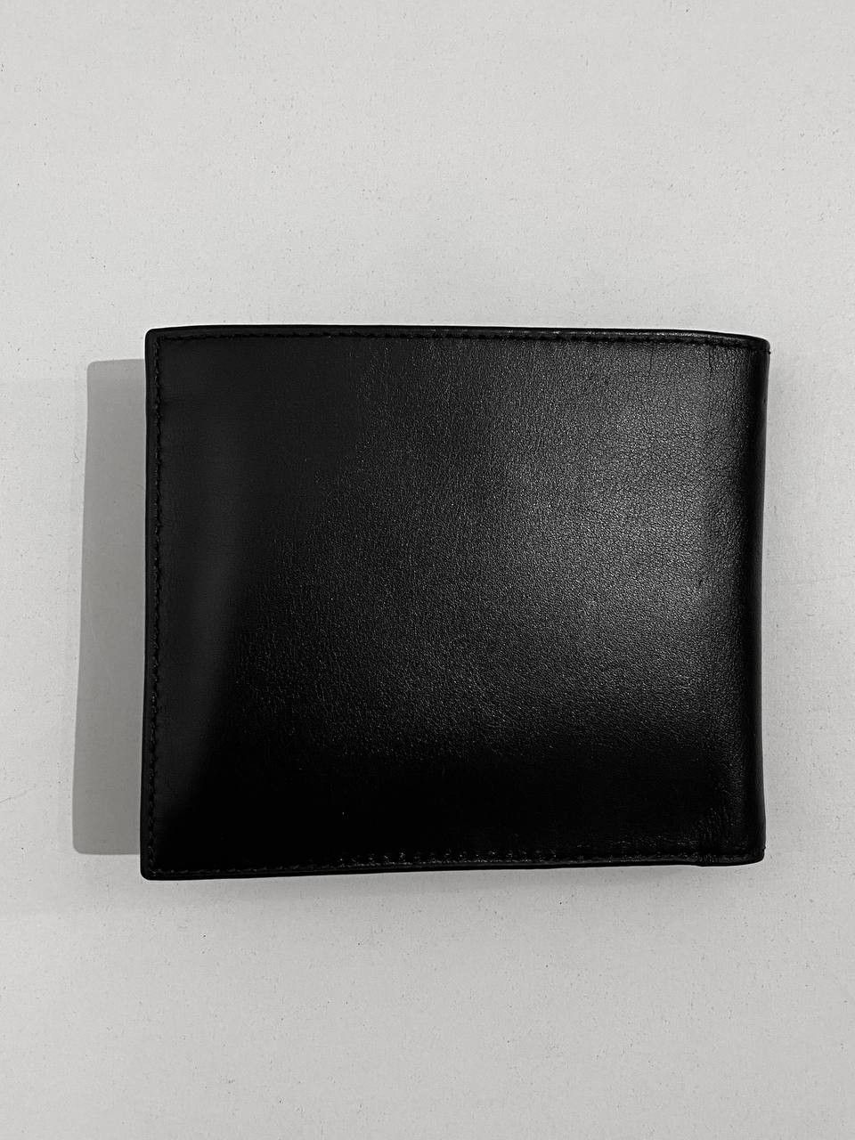 Prada Prada Milano Logo Saffiano Leather Black Bi Fold Wallet Size ONE SIZE - 5 Thumbnail