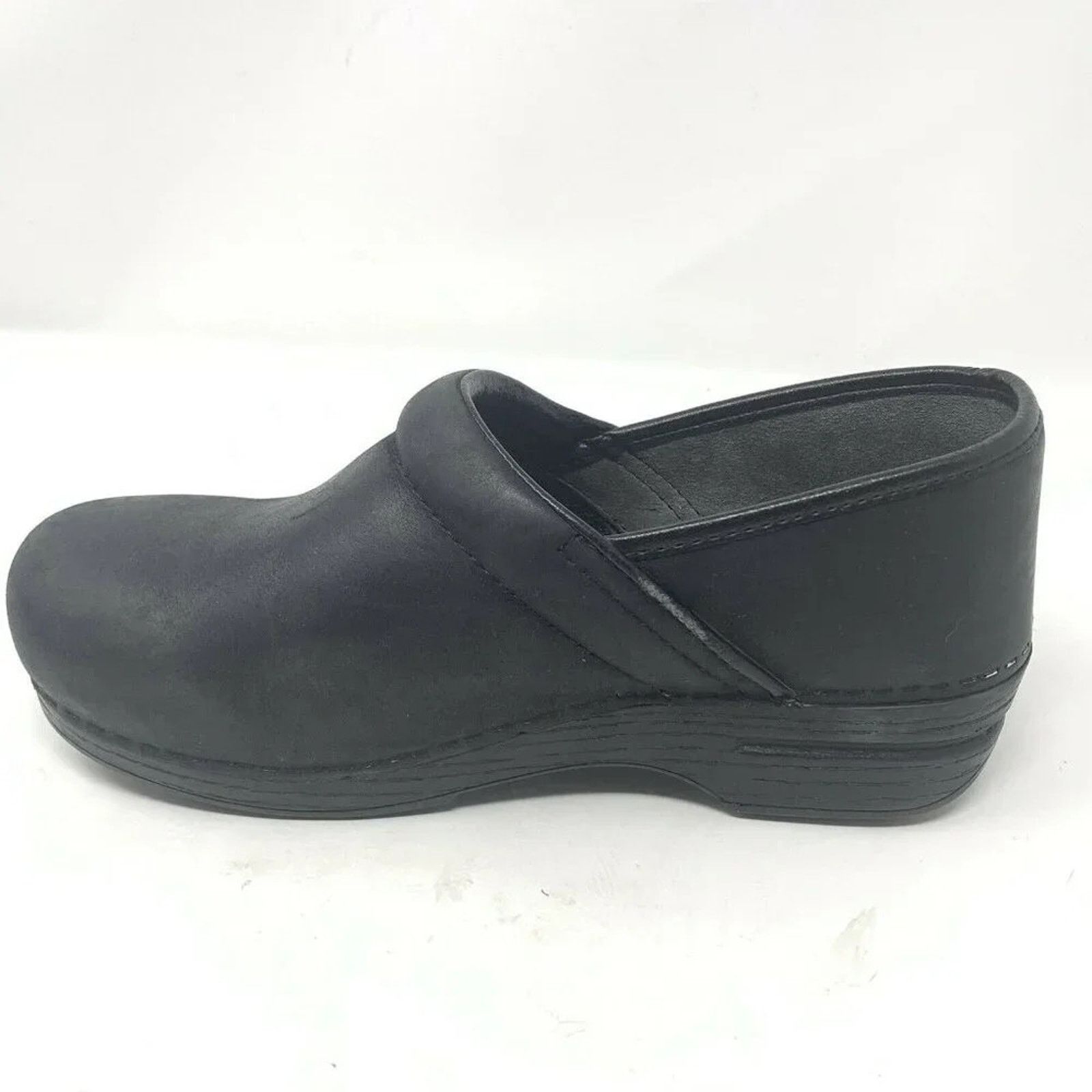 Dansko Dansko Black Leather Clog Slip On Shoes Size 41 US 10.5 Size US 11 / IT 41 - 5 Thumbnail