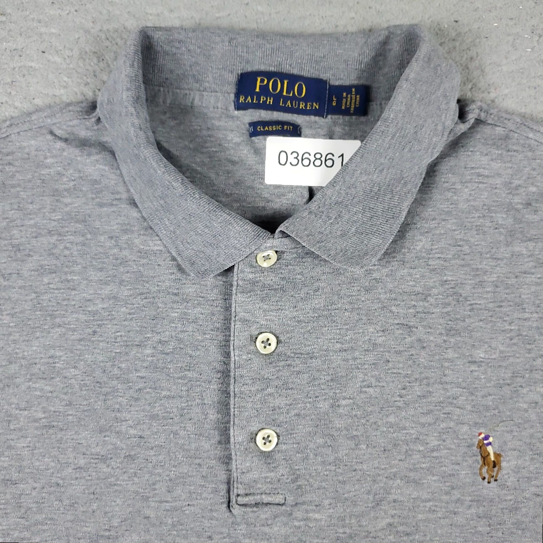 Ralph Lauren Ralph Lauren Polo Shirt Mens Large Gray Pony Short Sleeve Casual Polo Shirt Adult Large Gray Polo - Mens Size US L / EU 52-54 / 3 - 2 Thumbnail