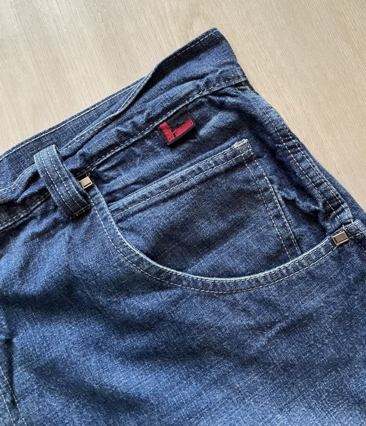 Fubu × Vintage Vintage Y2K FUBU Denim Carpenter Cargo Shorts Size 40 Size US 40 / EU 56 - 3 Thumbnail