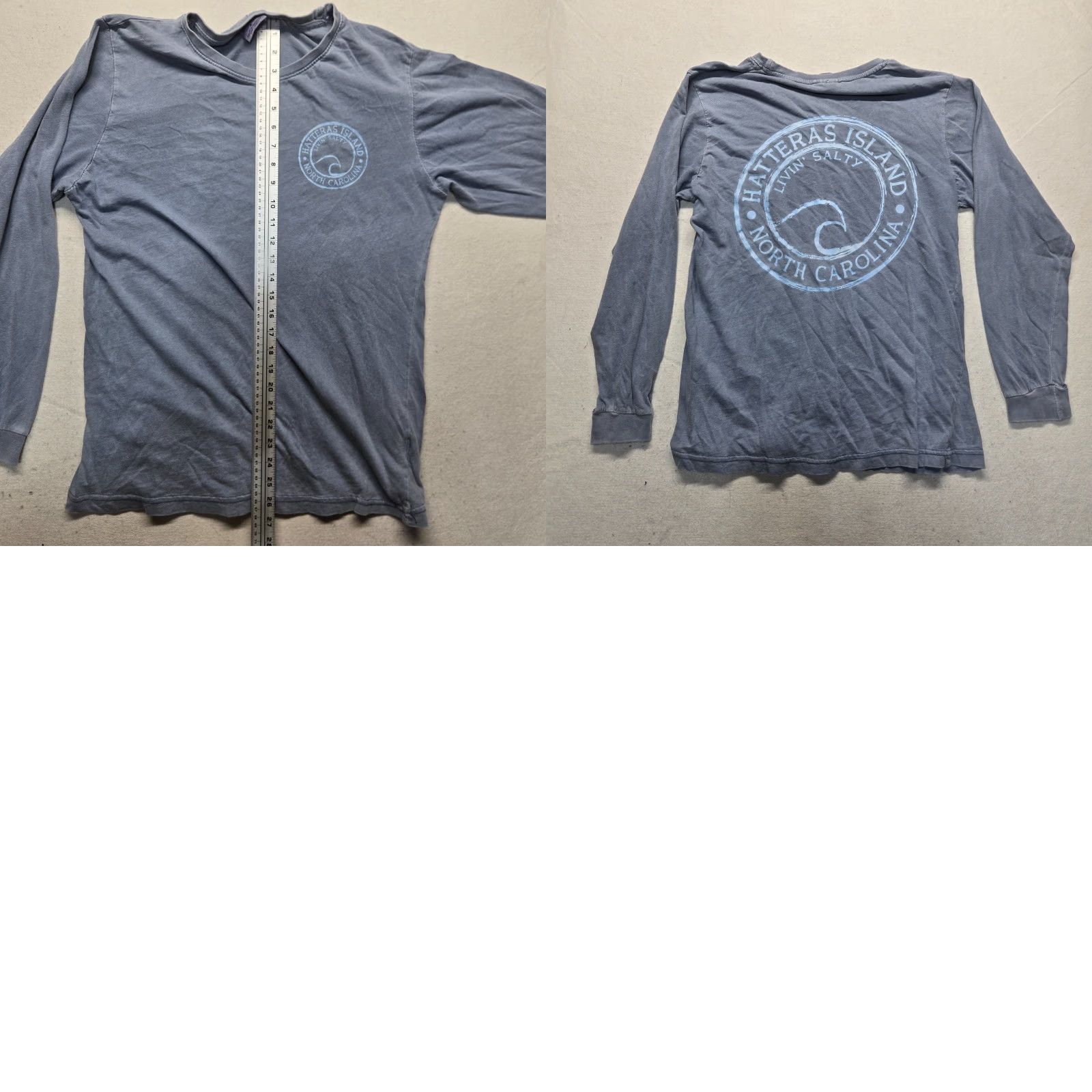 Vintage US Vintage North Carolina Hatteras Island T-Shirt Adult Large Blue Casual Crew Neck Womens Size L / US 10 / IT 46 - 8 Thumbnail