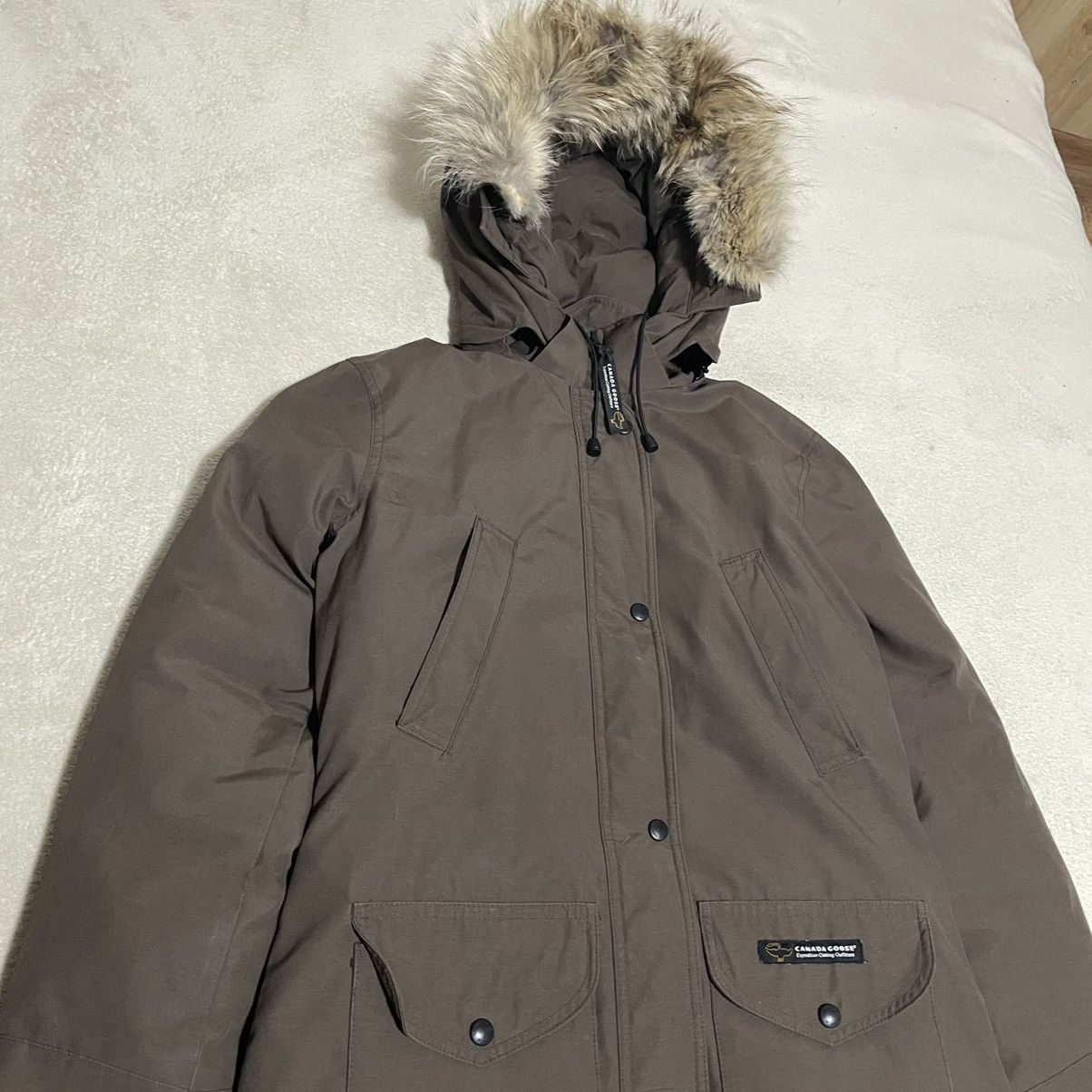 Canada Goose × Vintage Canada Goose Fur Down Parka Jacket Size L / US 10 / IT 46 - 2 Thumbnail