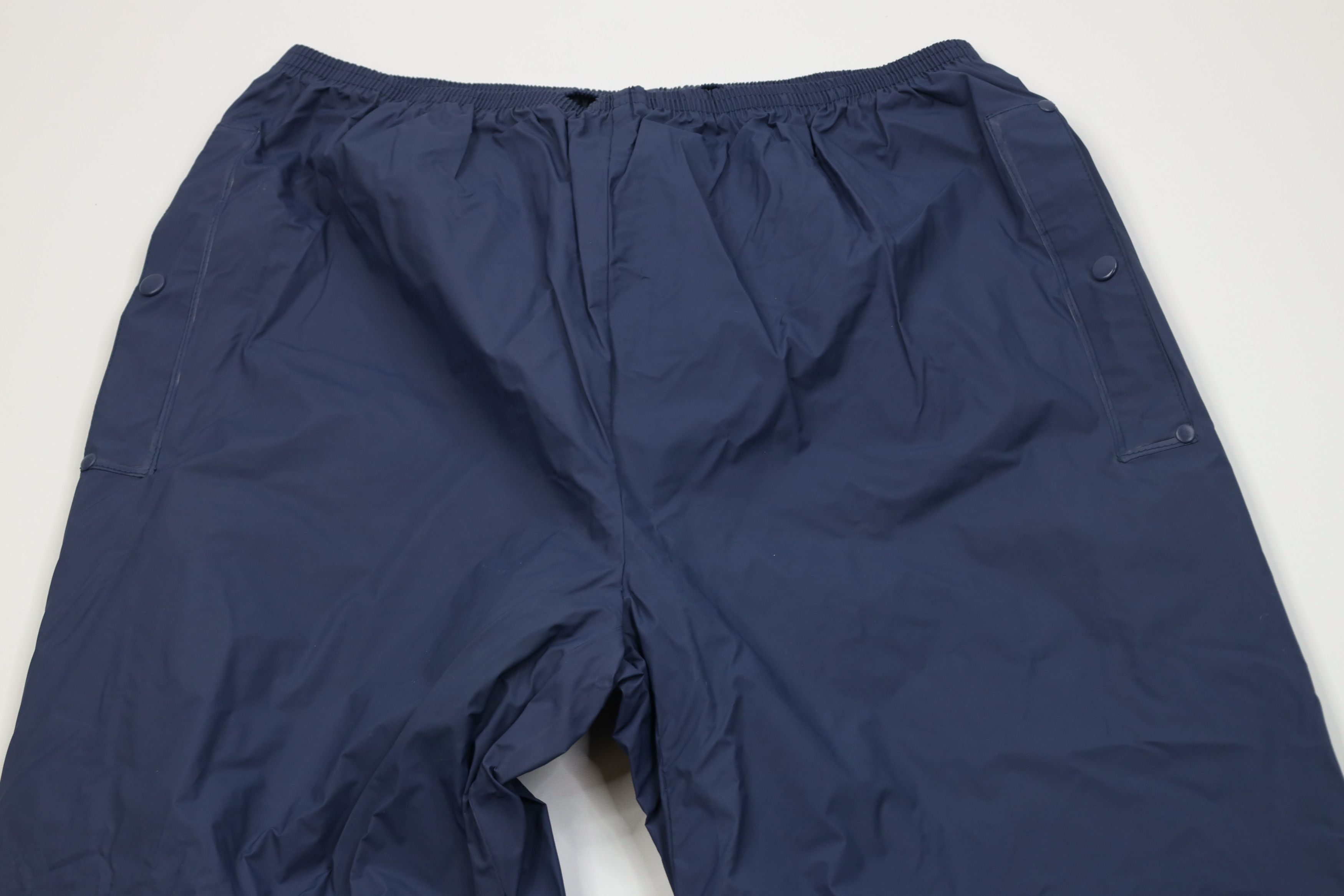 Columbia Vintage 90s Columbia Wide Leg Waterproof Rain Pants Blue USA Size US 36 / EU 52 - 2 Thumbnail